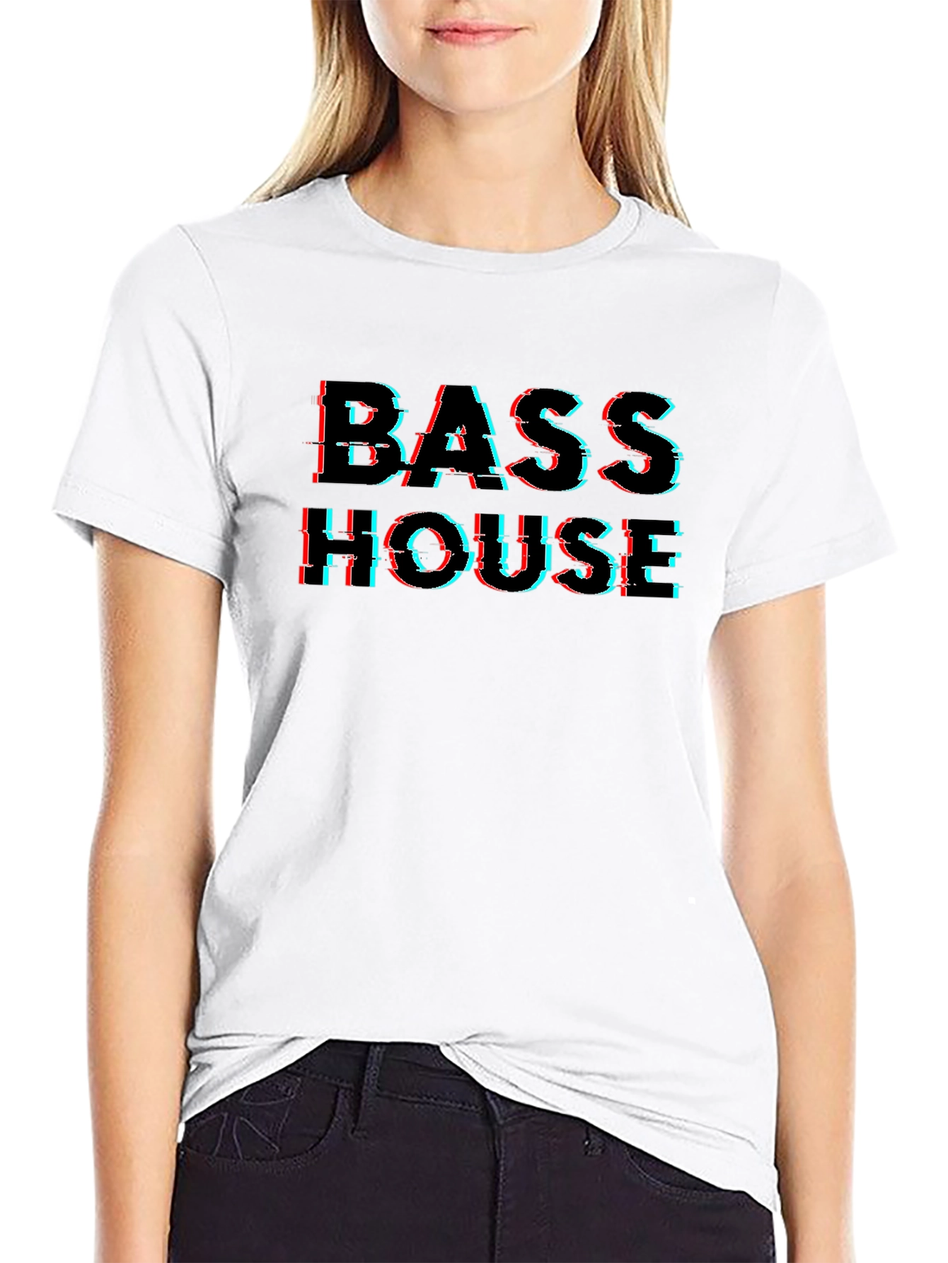 Bass House Glitch T-Shirt - Music Lover Tee
