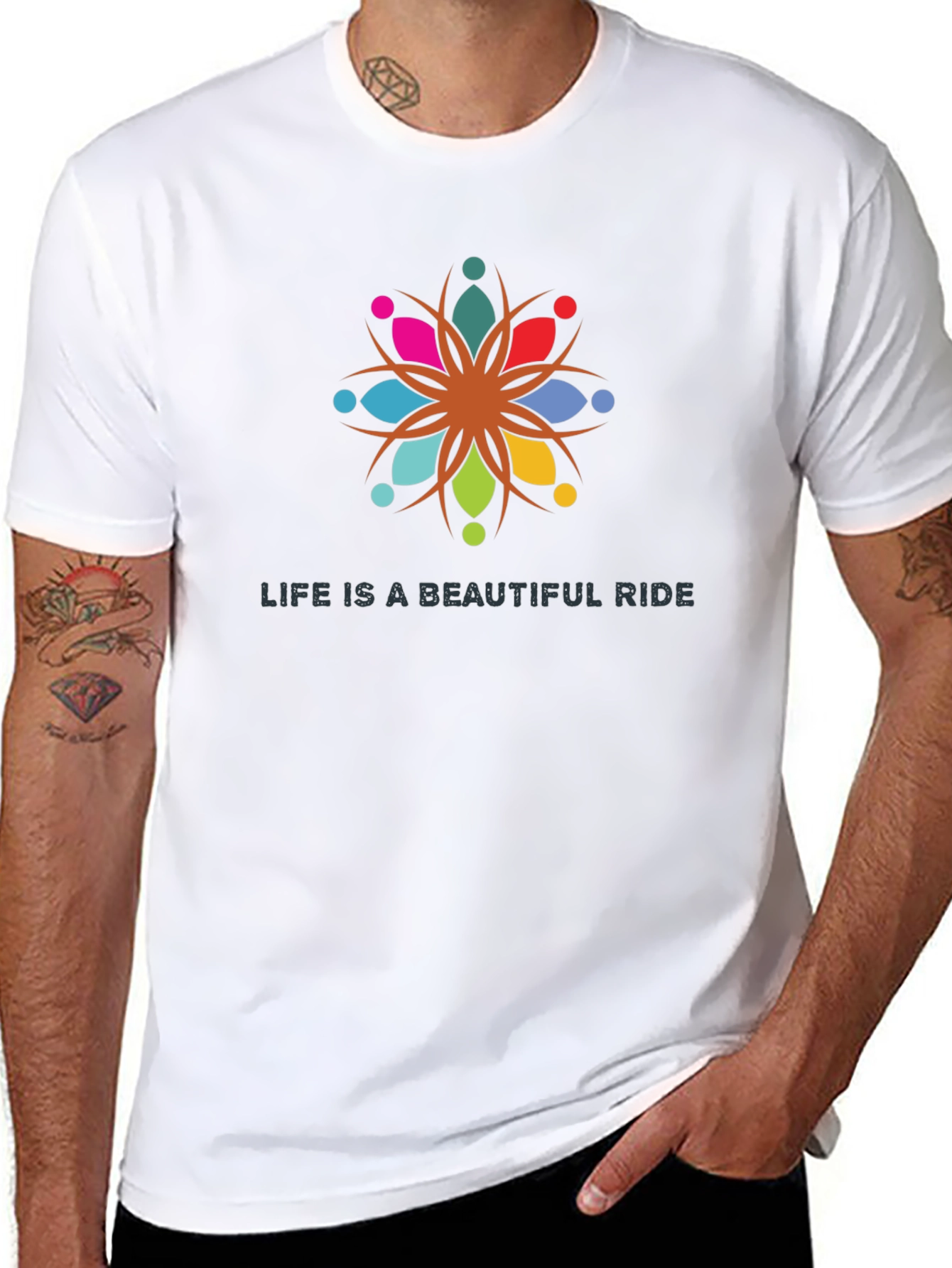 Life is a Beautiful Ride Black T-Shirt