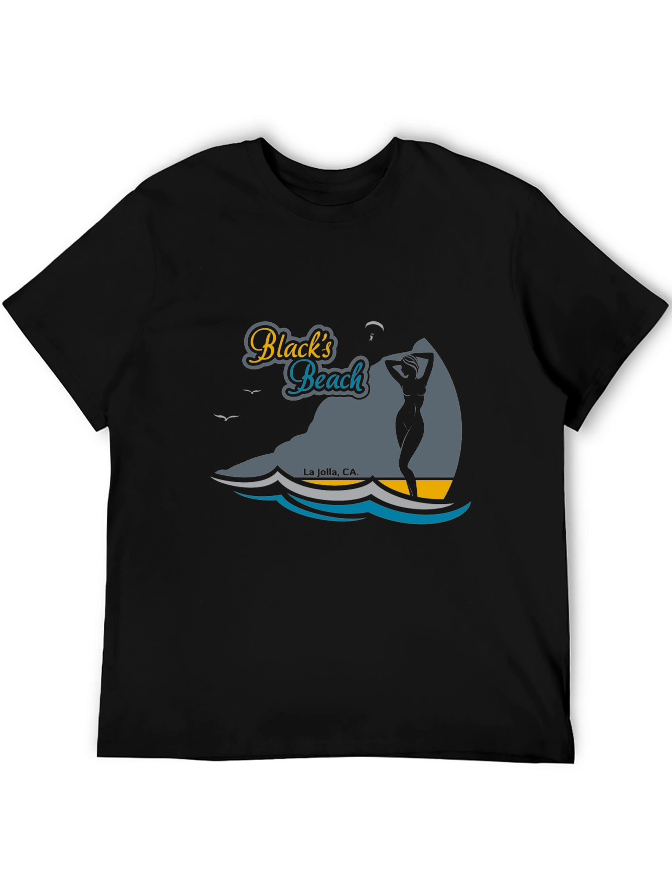 Blacks Beach Graphic Tee - La Jolla CA