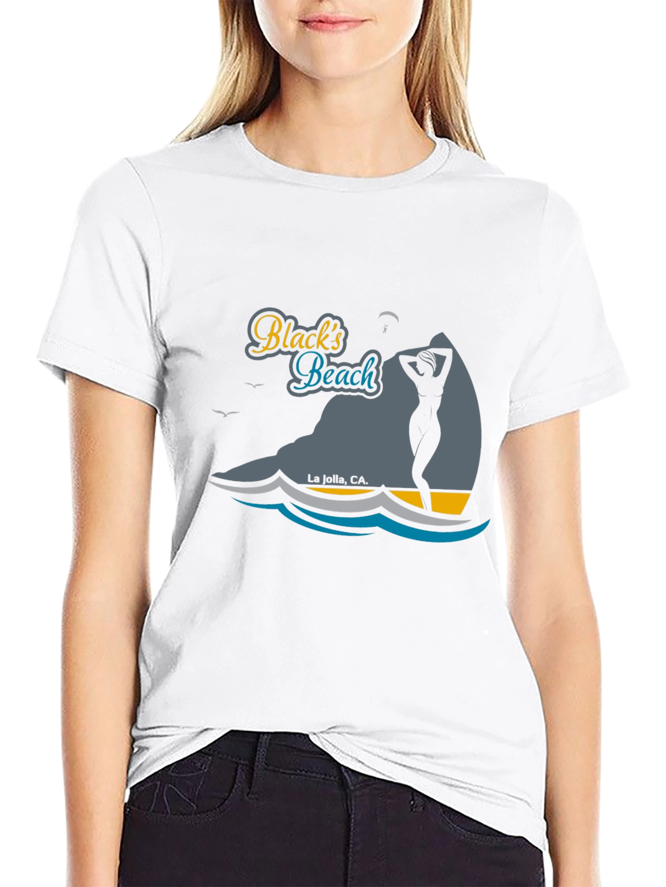 Blacks Beach Graphic Tee - La Jolla CA