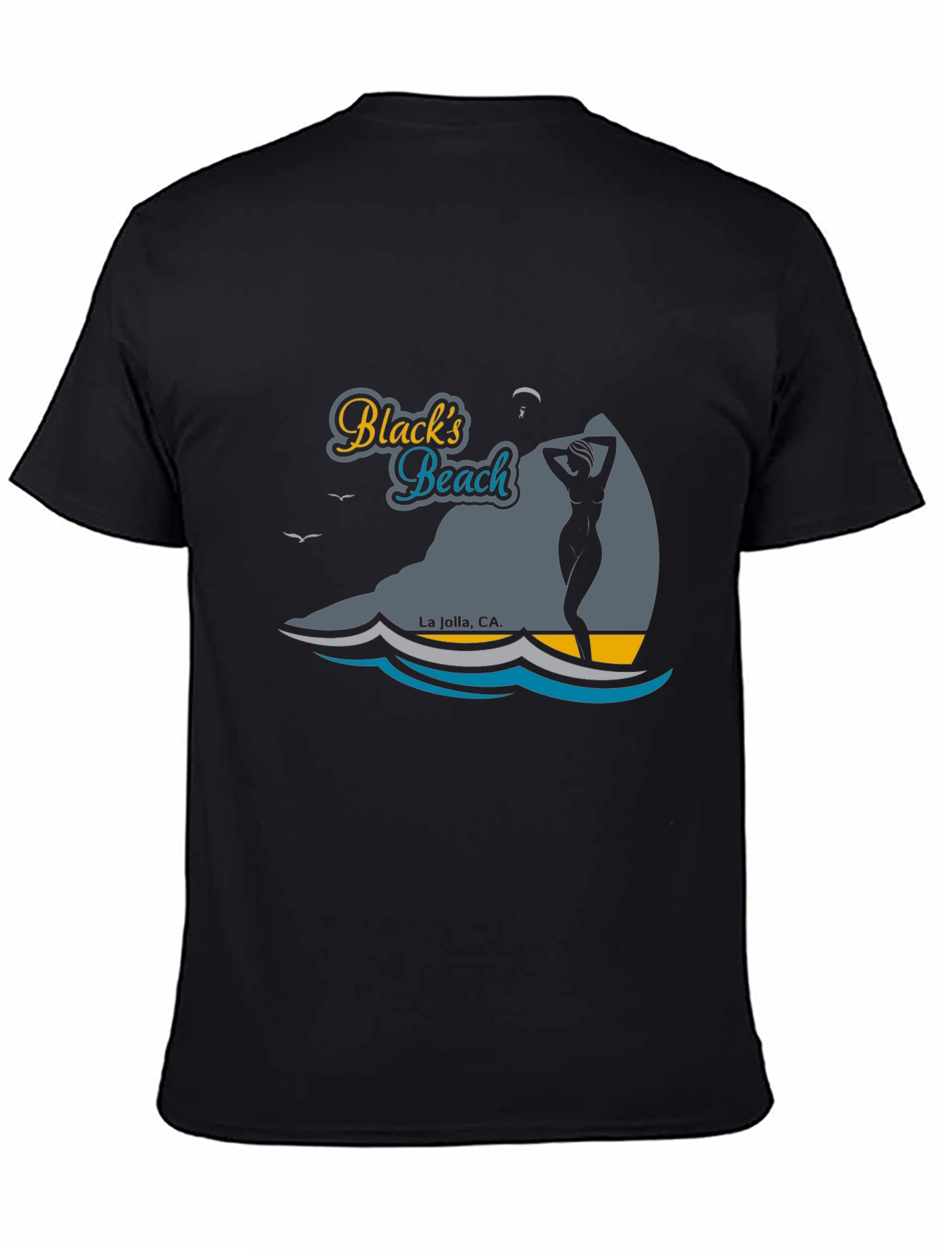 Blacks Beach Graphic Tee - La Jolla CA