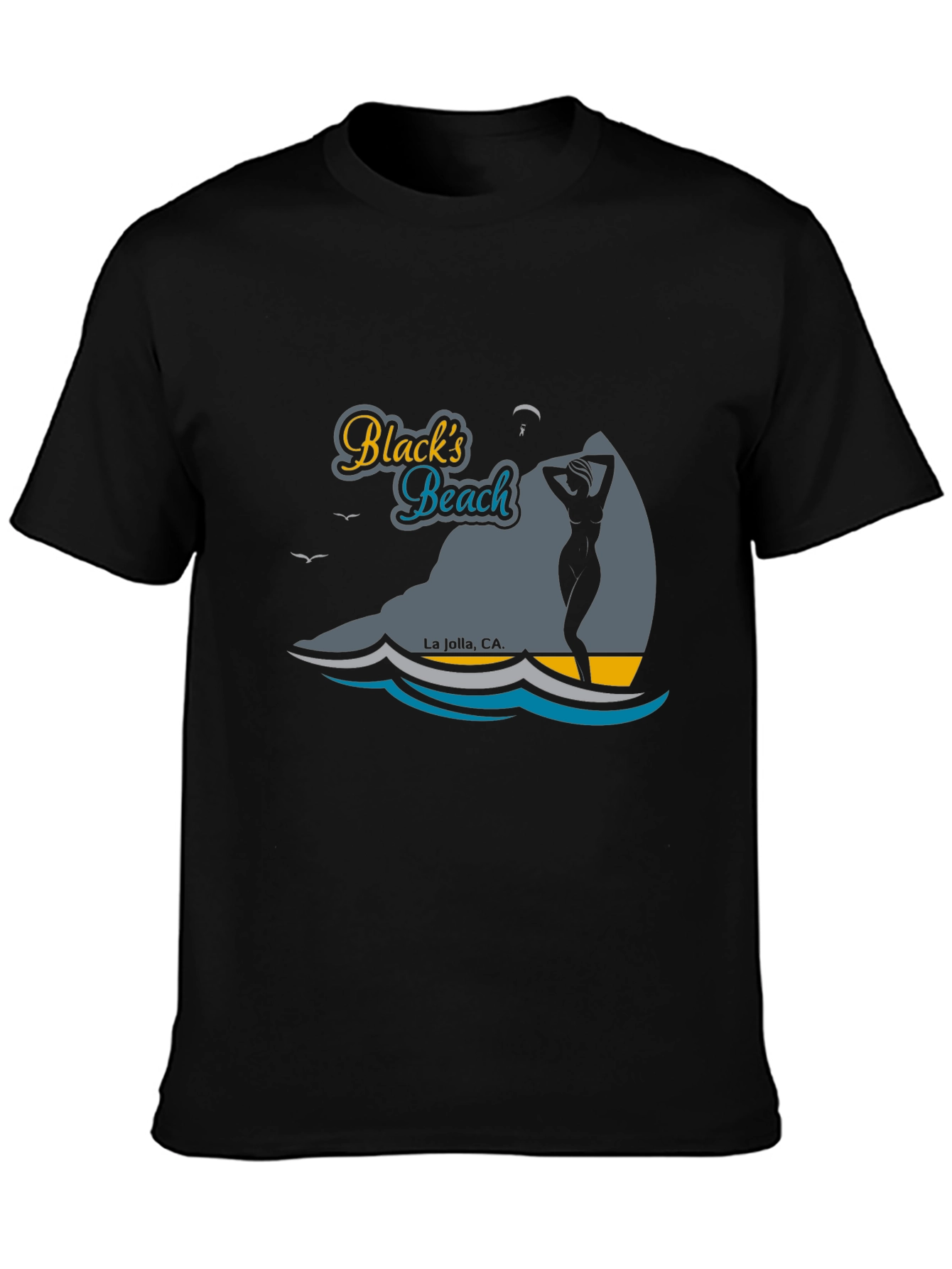 Blacks Beach Graphic Tee - La Jolla CA