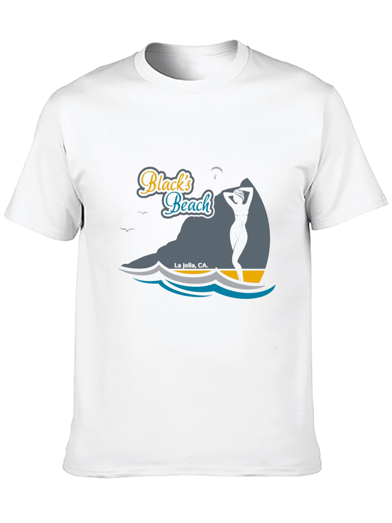 Blacks Beach Graphic Tee - La Jolla CA