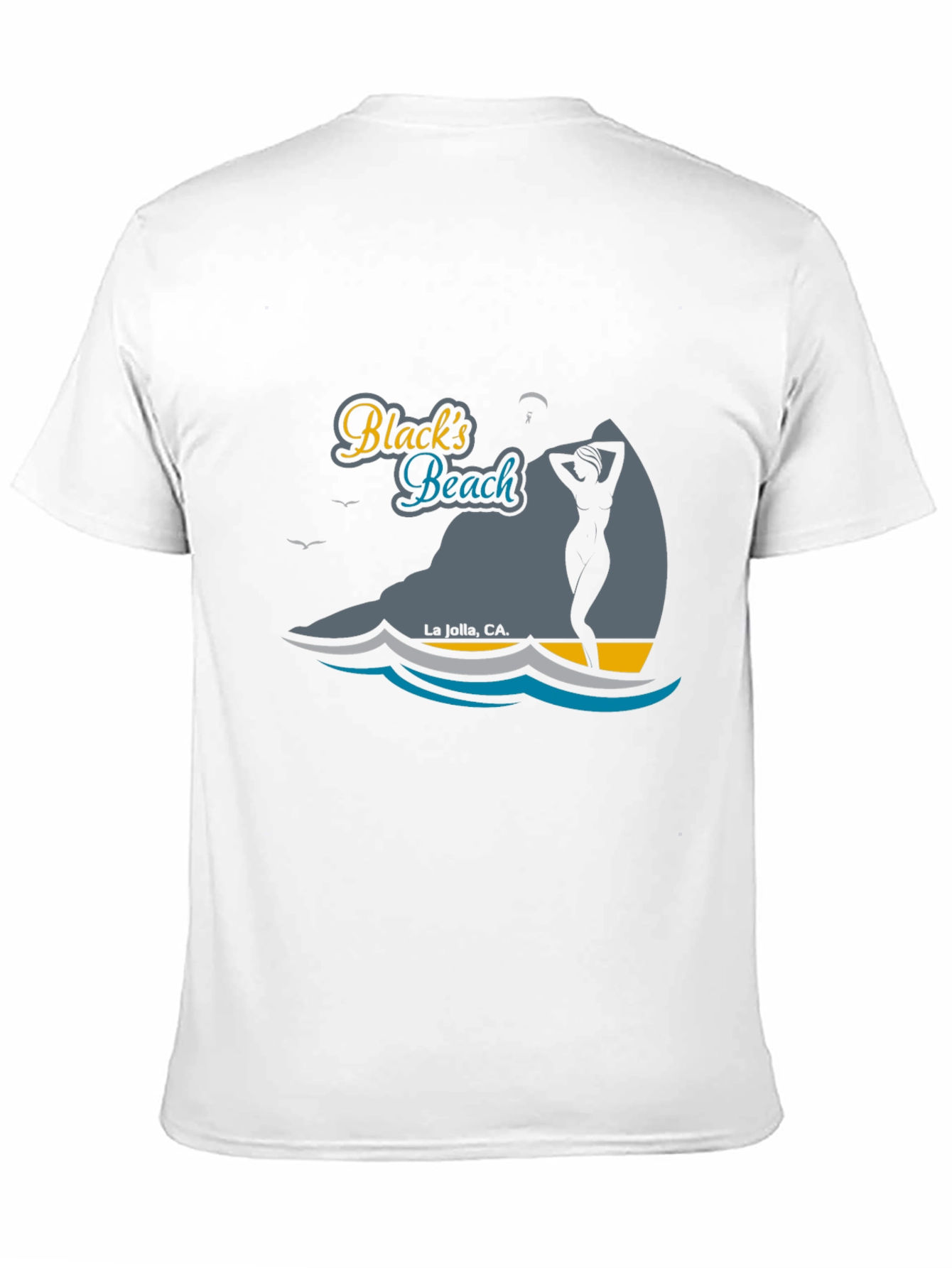 Blacks Beach Graphic Tee - La Jolla CA