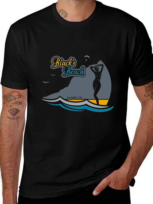 Blacks Beach Graphic Tee - La Jolla CA