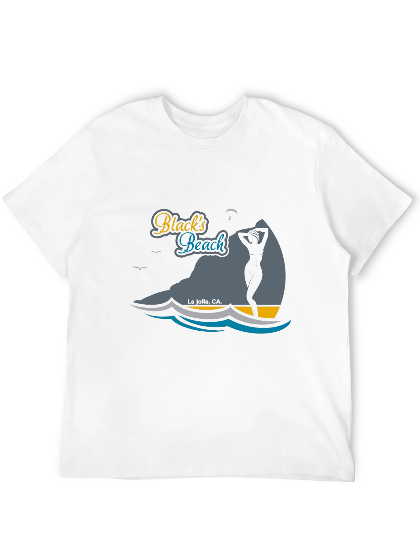Blacks Beach Graphic Tee - La Jolla CA