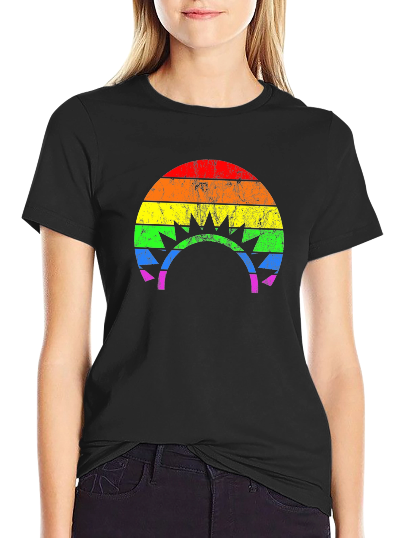Retro LGBT Rainbow Pride T-Shirt