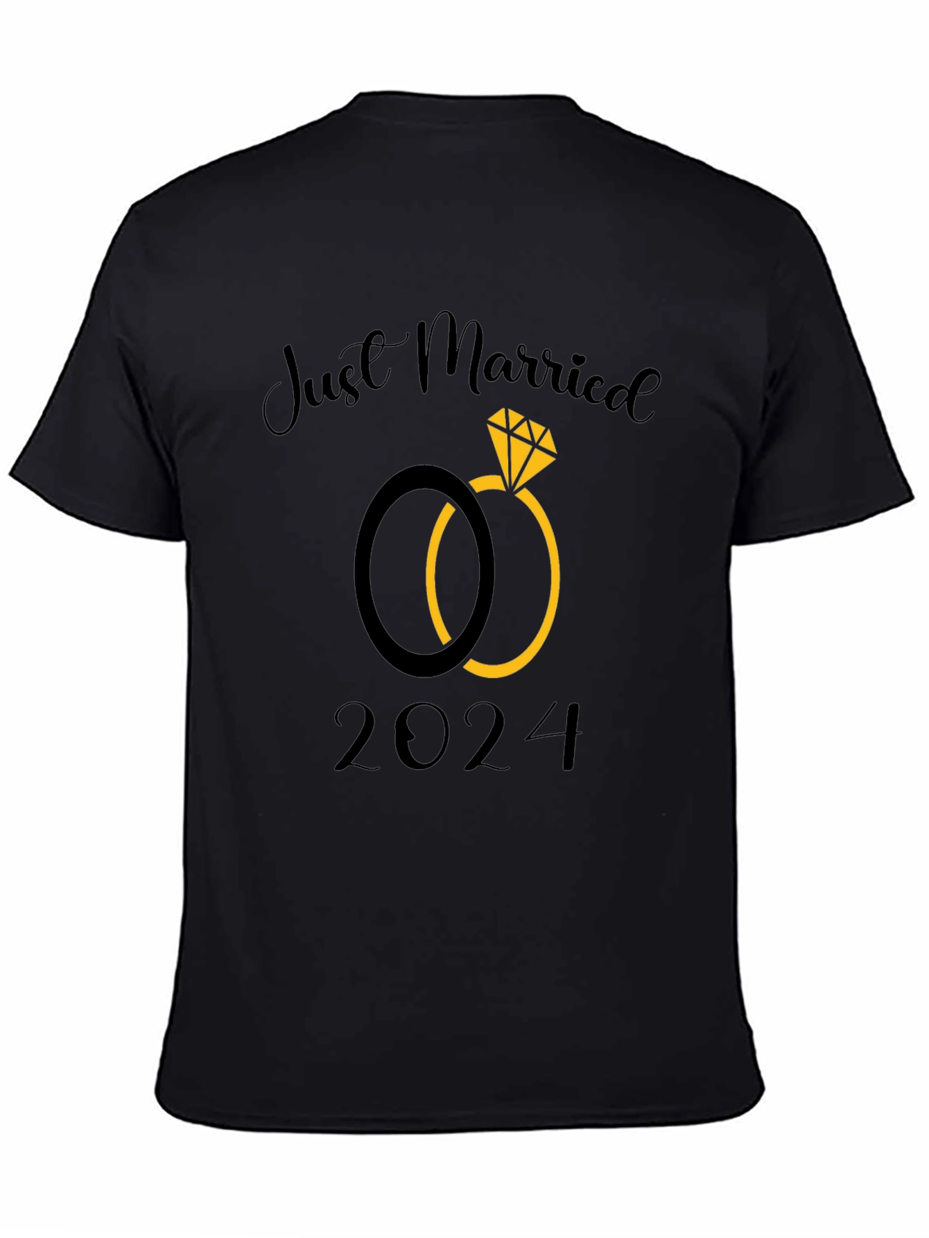Just Married 2024 Wedding T-Shirt