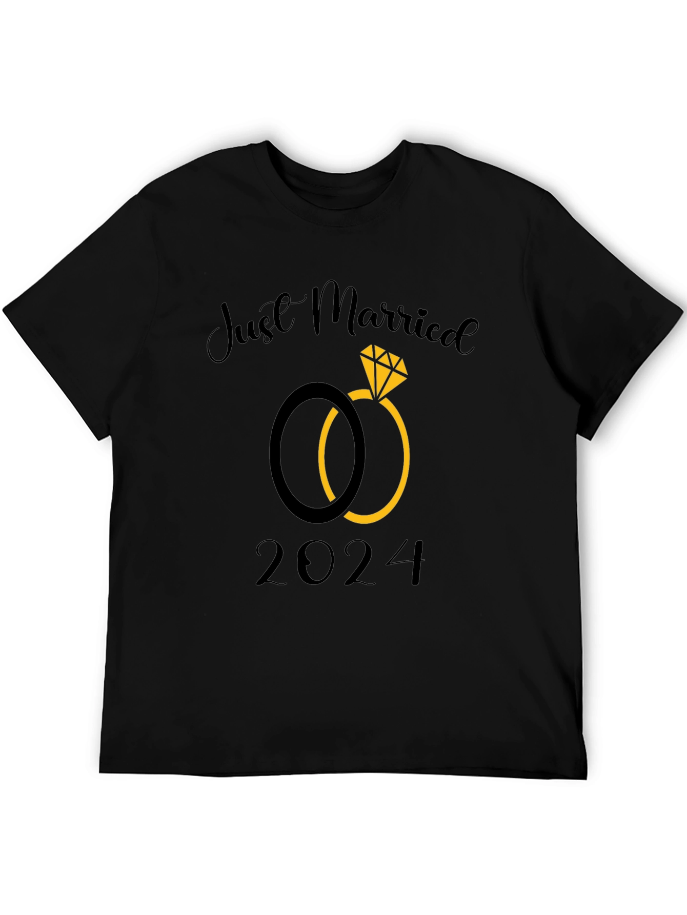 Just Married 2024 Wedding T-Shirt