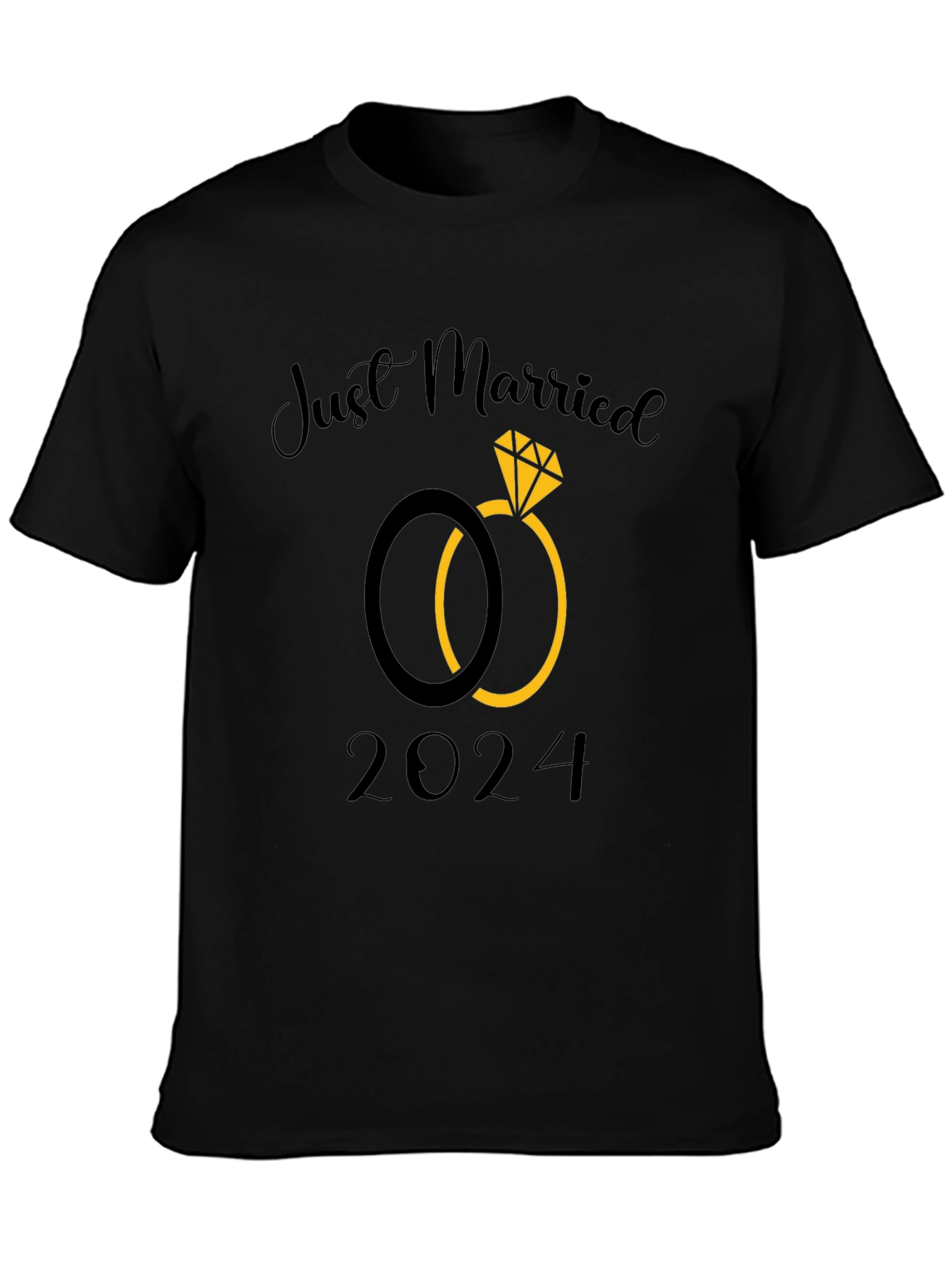 Just Married 2024 Wedding T-Shirt