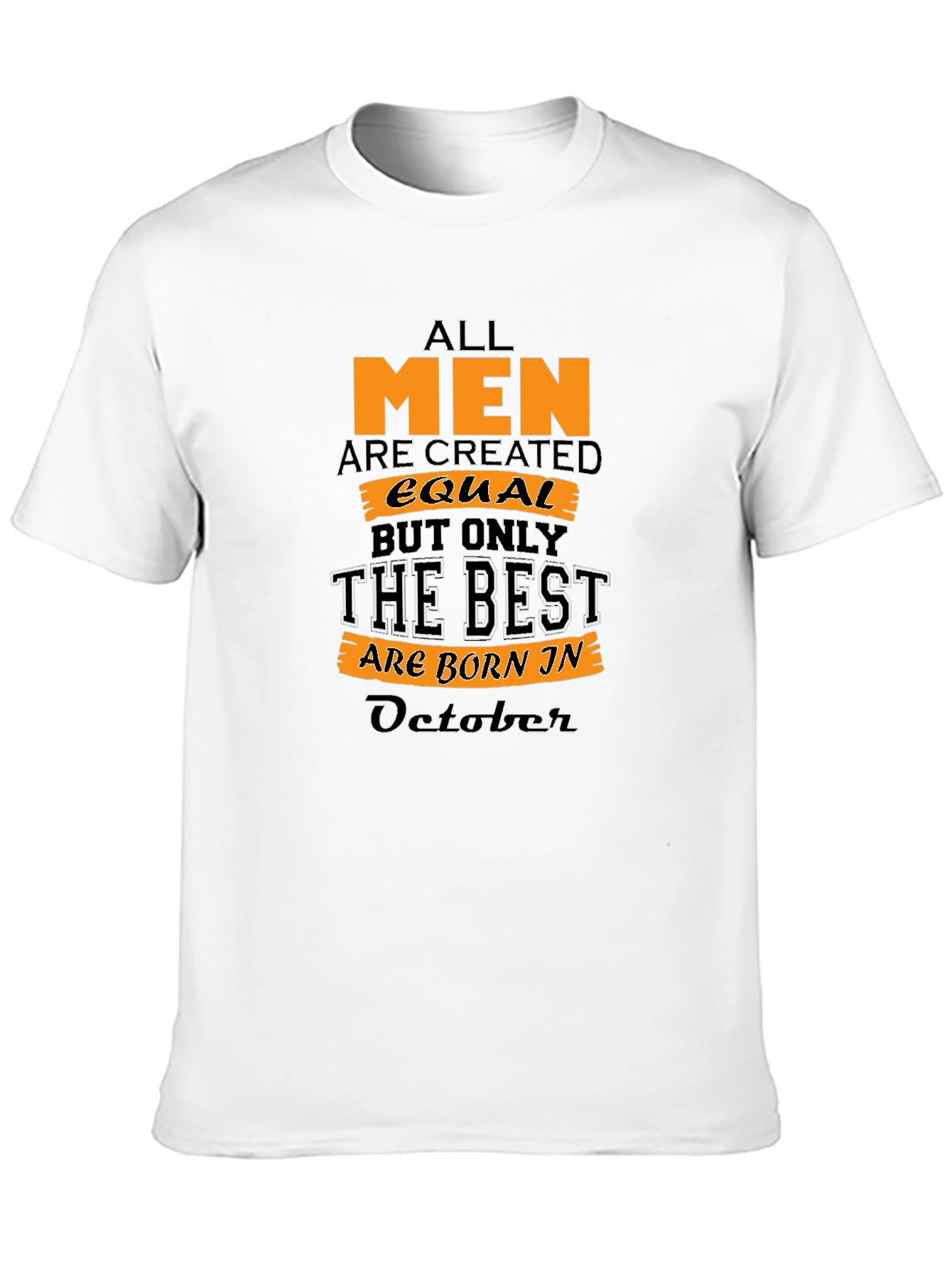 Mens October Birthday T-Shirt