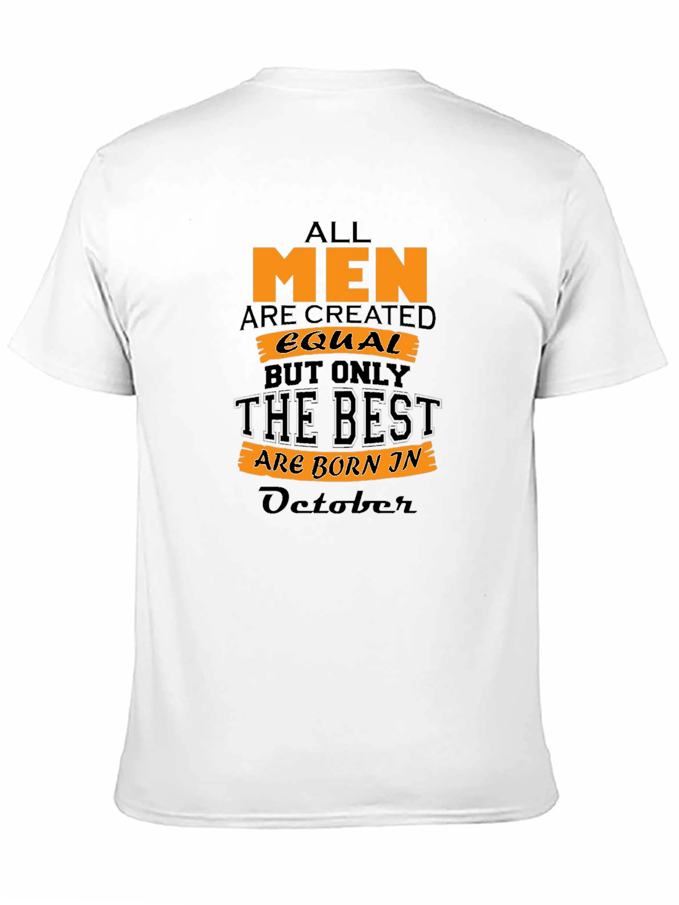 Mens October Birthday T-Shirt