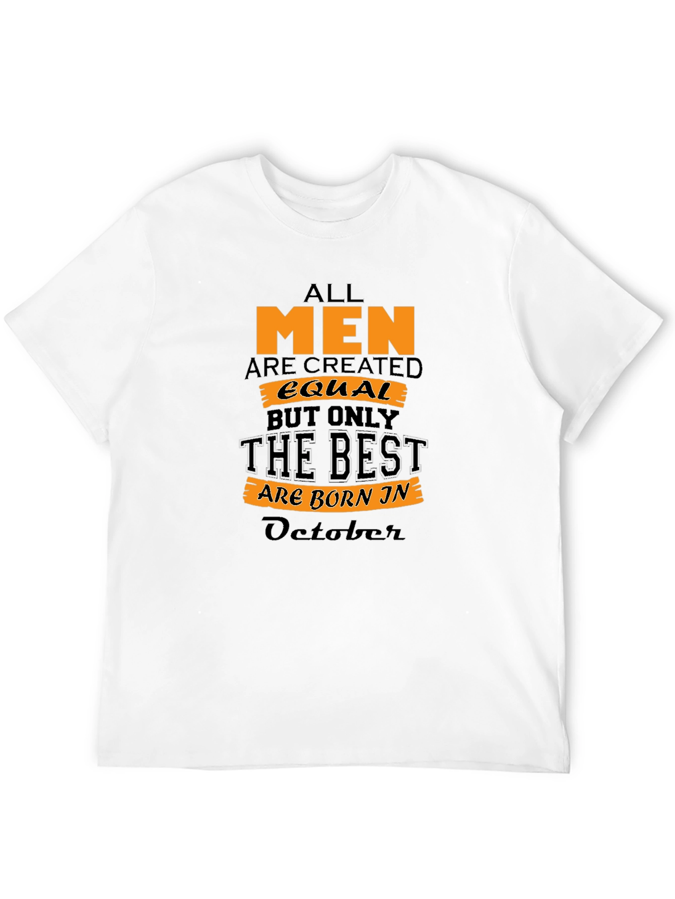 Mens October Birthday T-Shirt