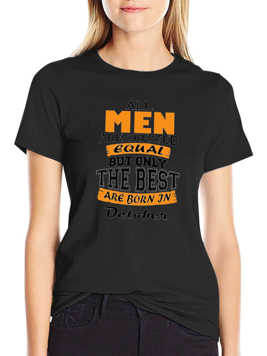 Mens October Birthday T-Shirt