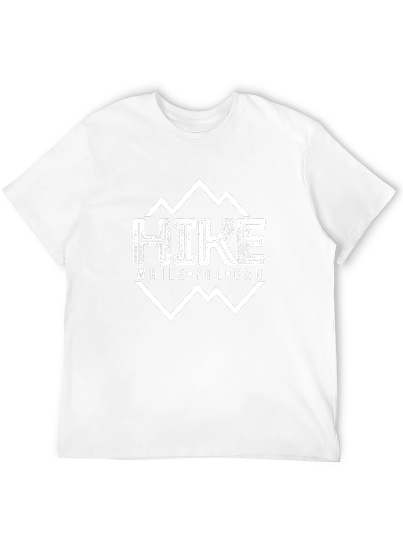 Hike While You Can Graphic Tee - Mountain Design