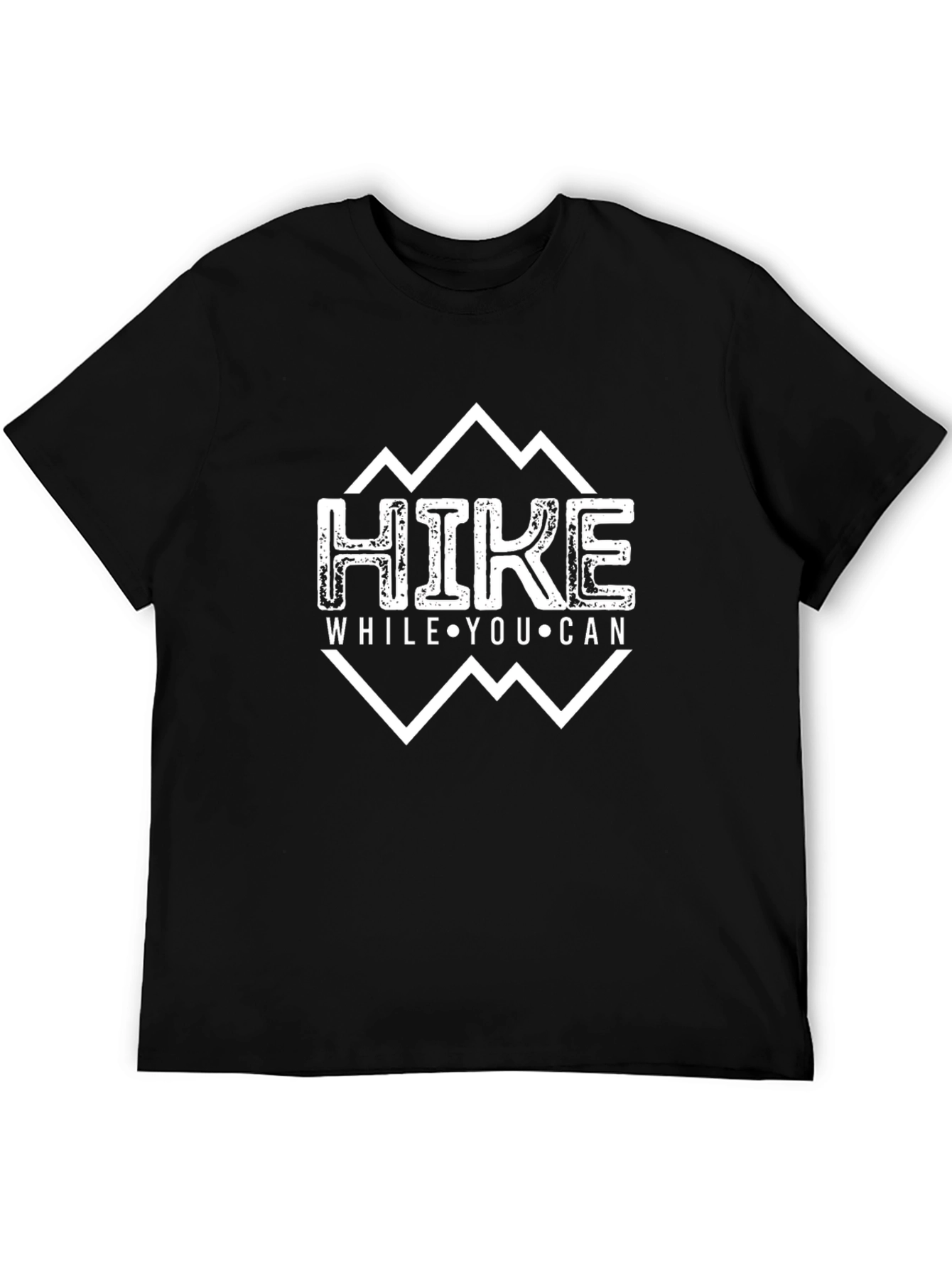 Hike While You Can Graphic Tee - Mountain Design