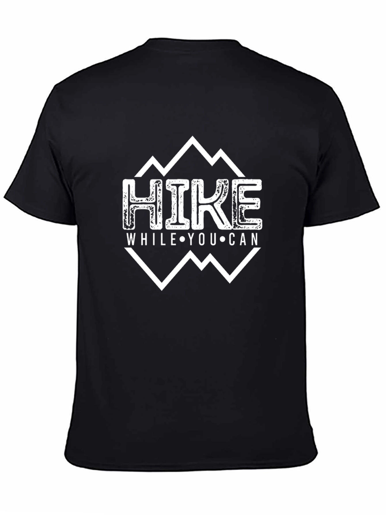 Hike While You Can Graphic Tee - Mountain Design