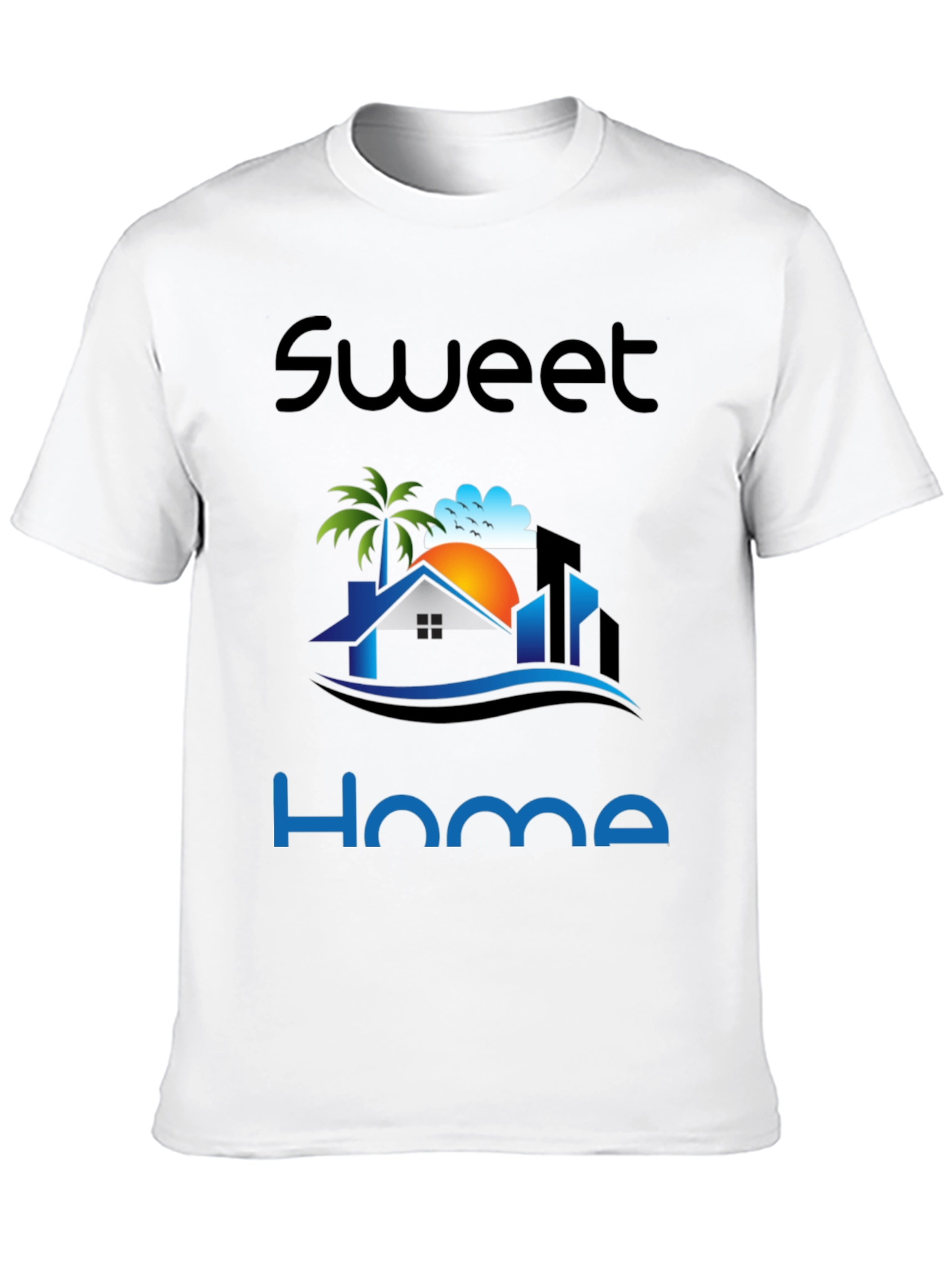 Sweet Home Graphic Print T-Shirt