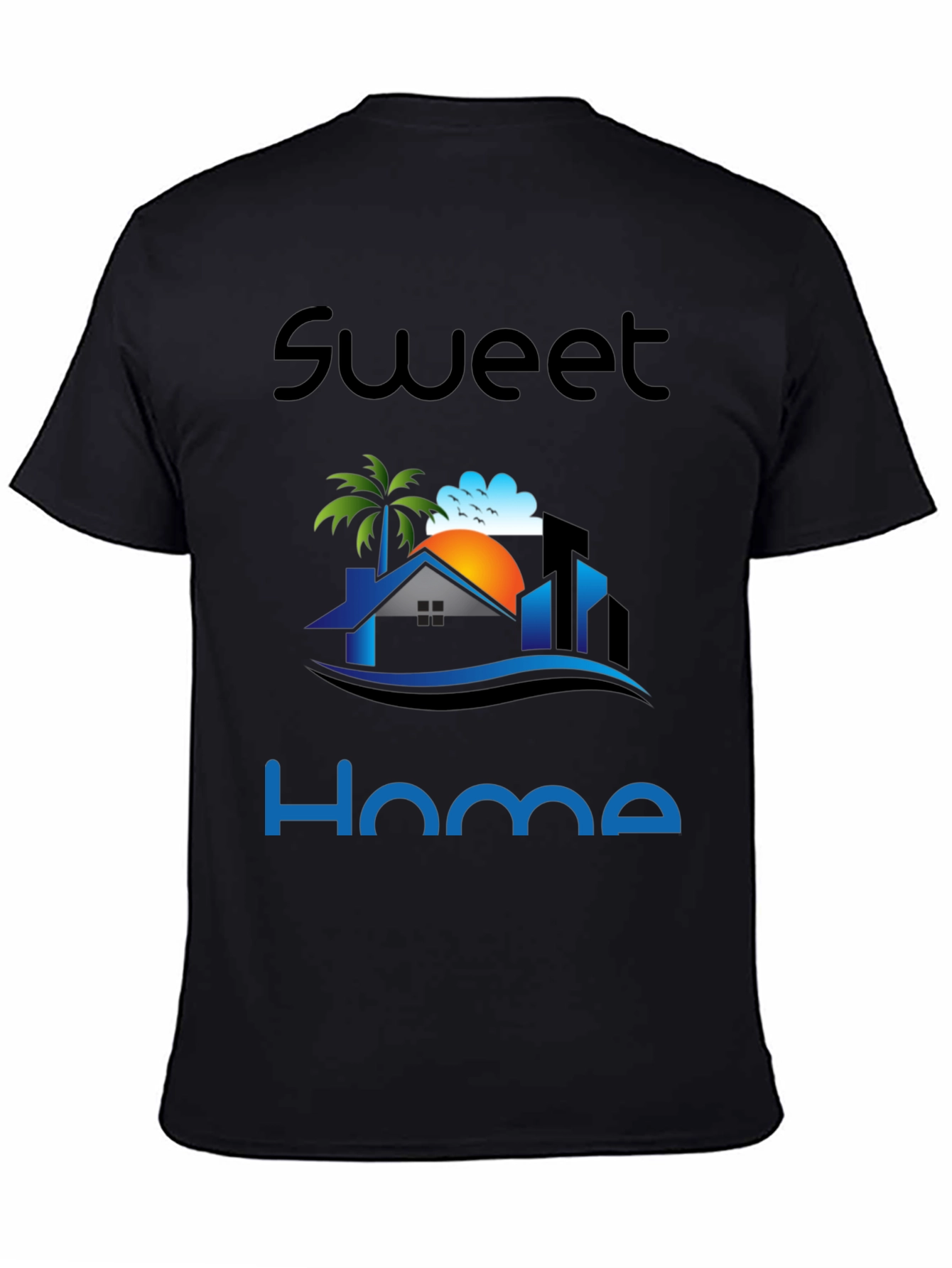 Sweet Home Graphic Print T-Shirt