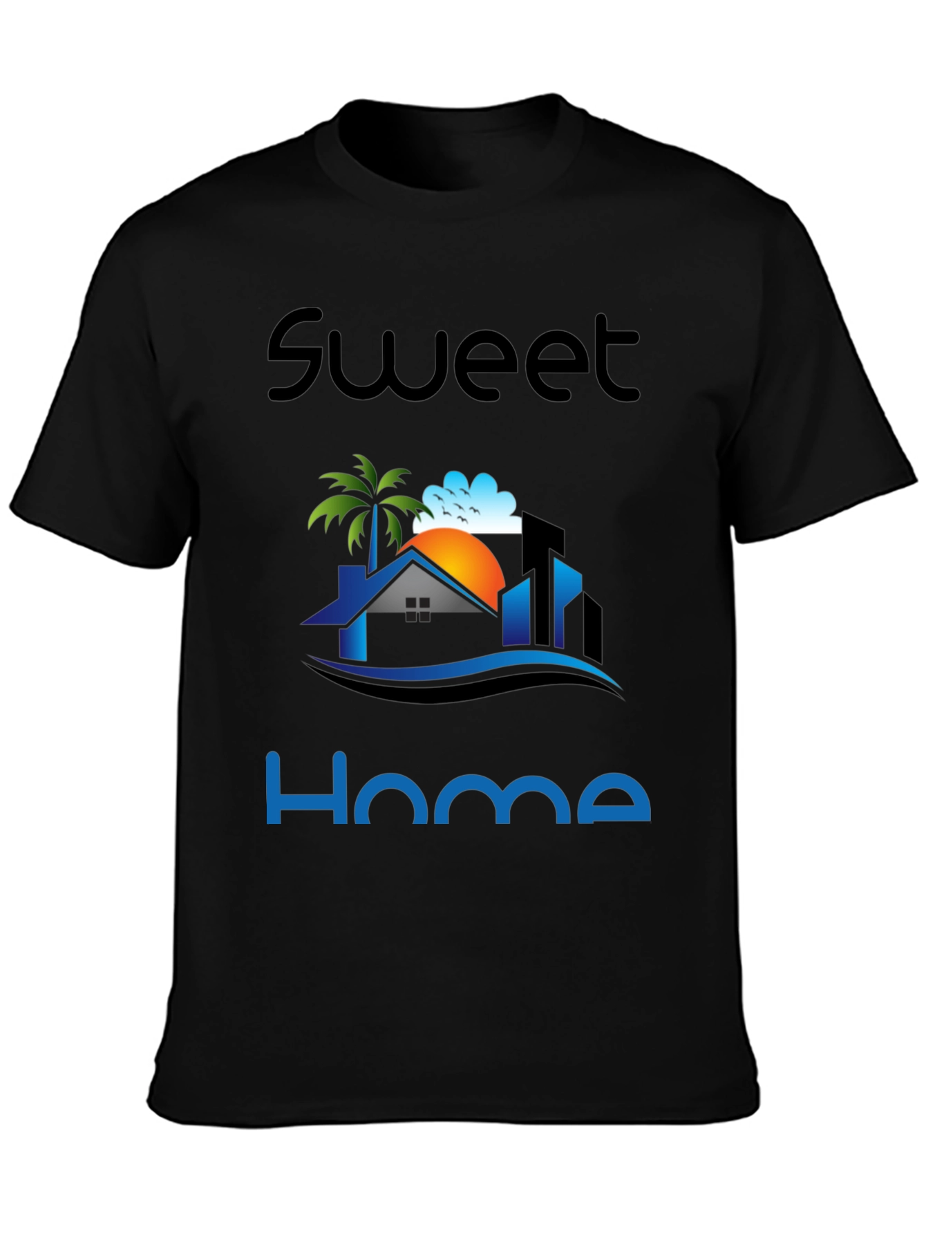 Sweet Home Graphic Print T-Shirt