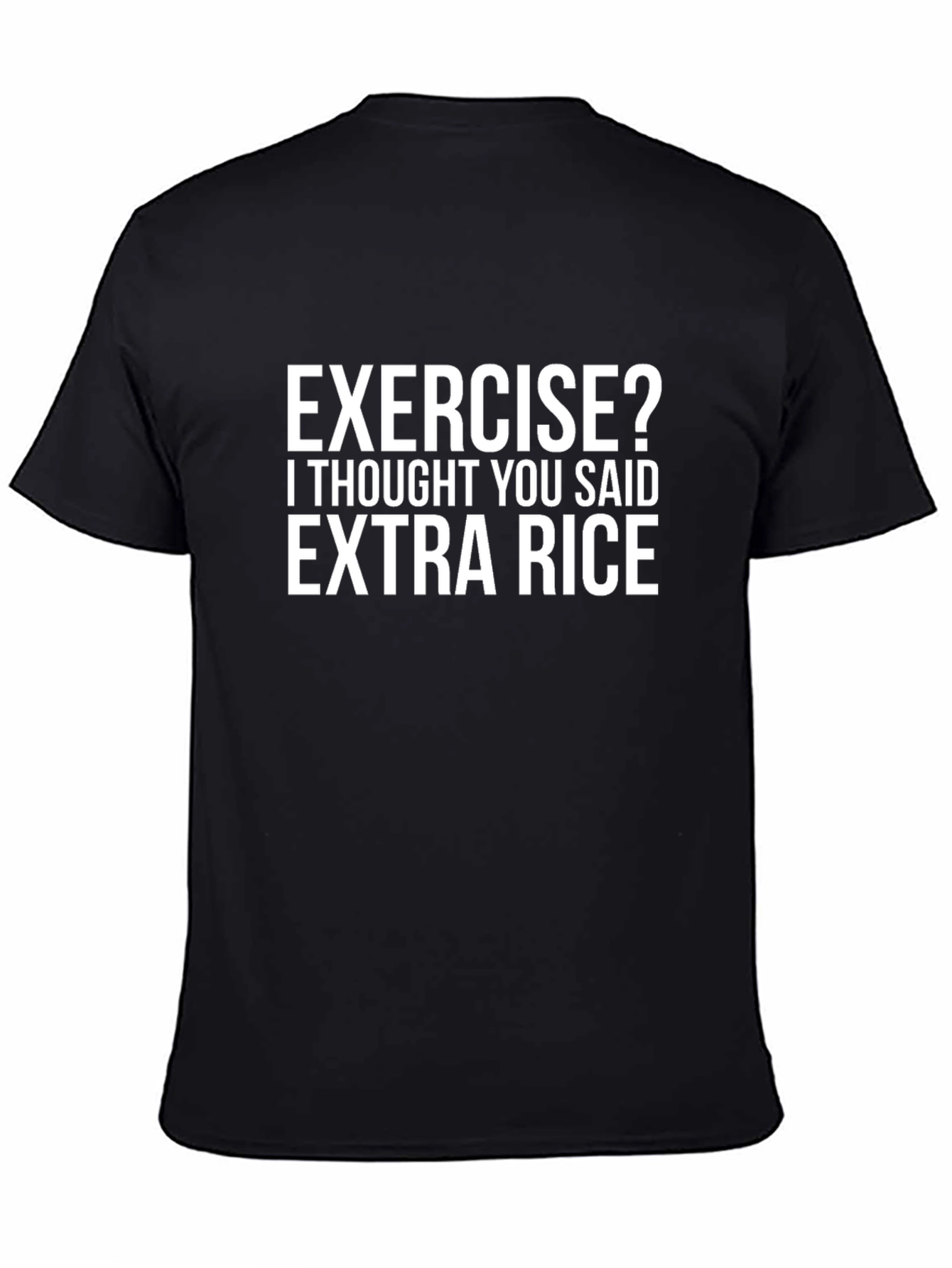 Extra Rice Black Graphic Tee