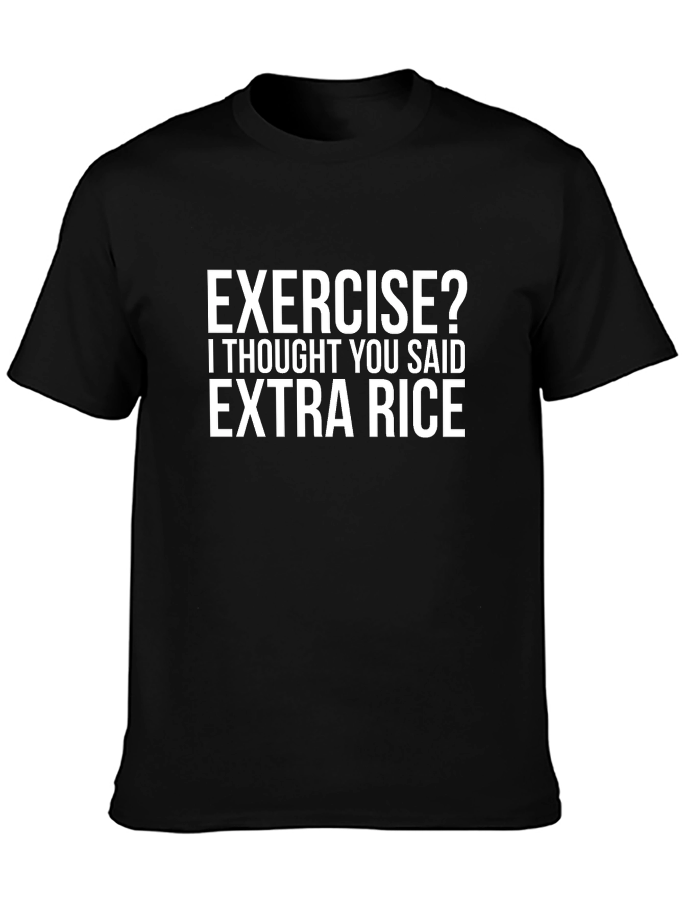 Extra Rice Black Graphic Tee