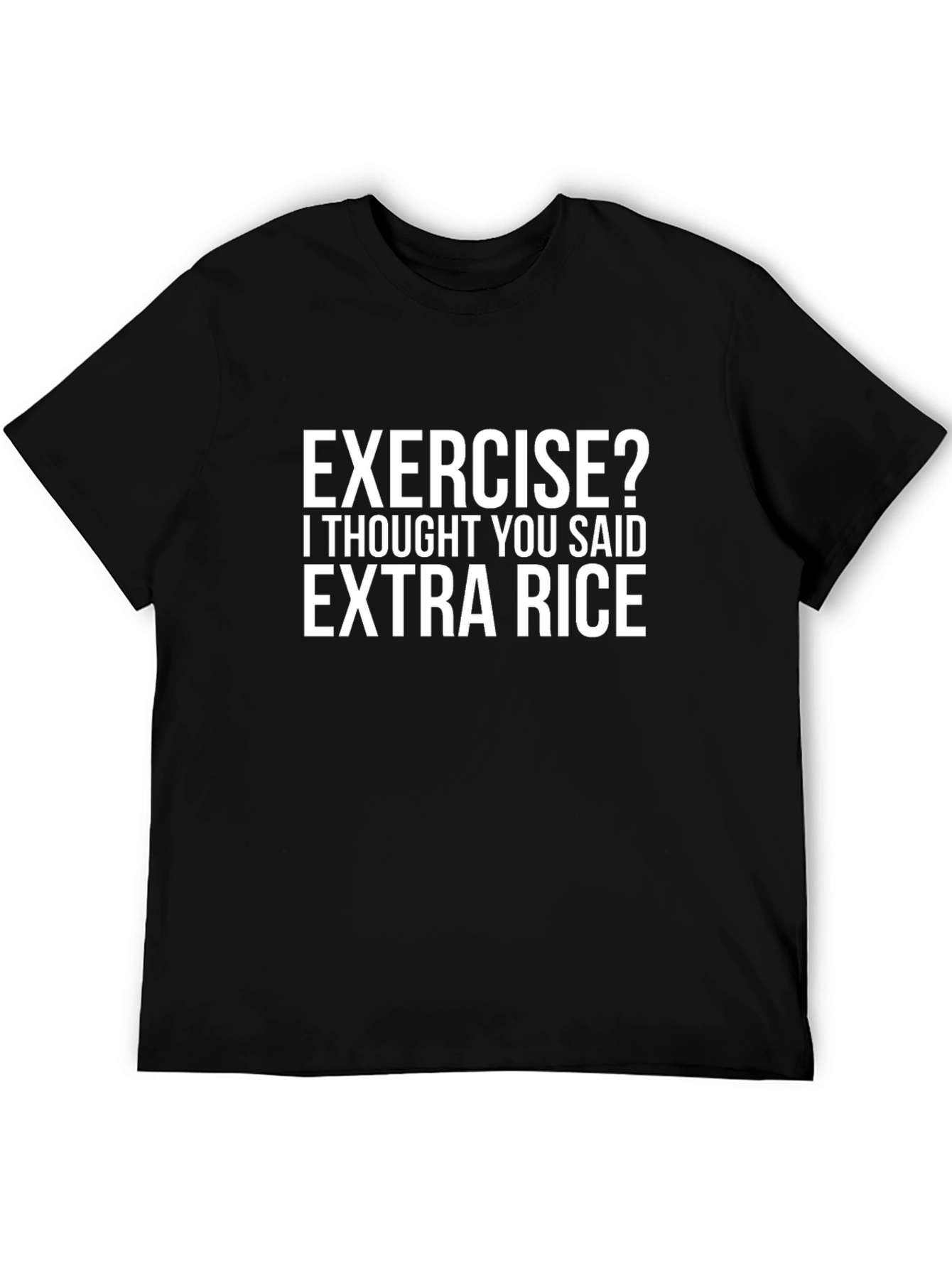 Extra Rice Black Graphic Tee