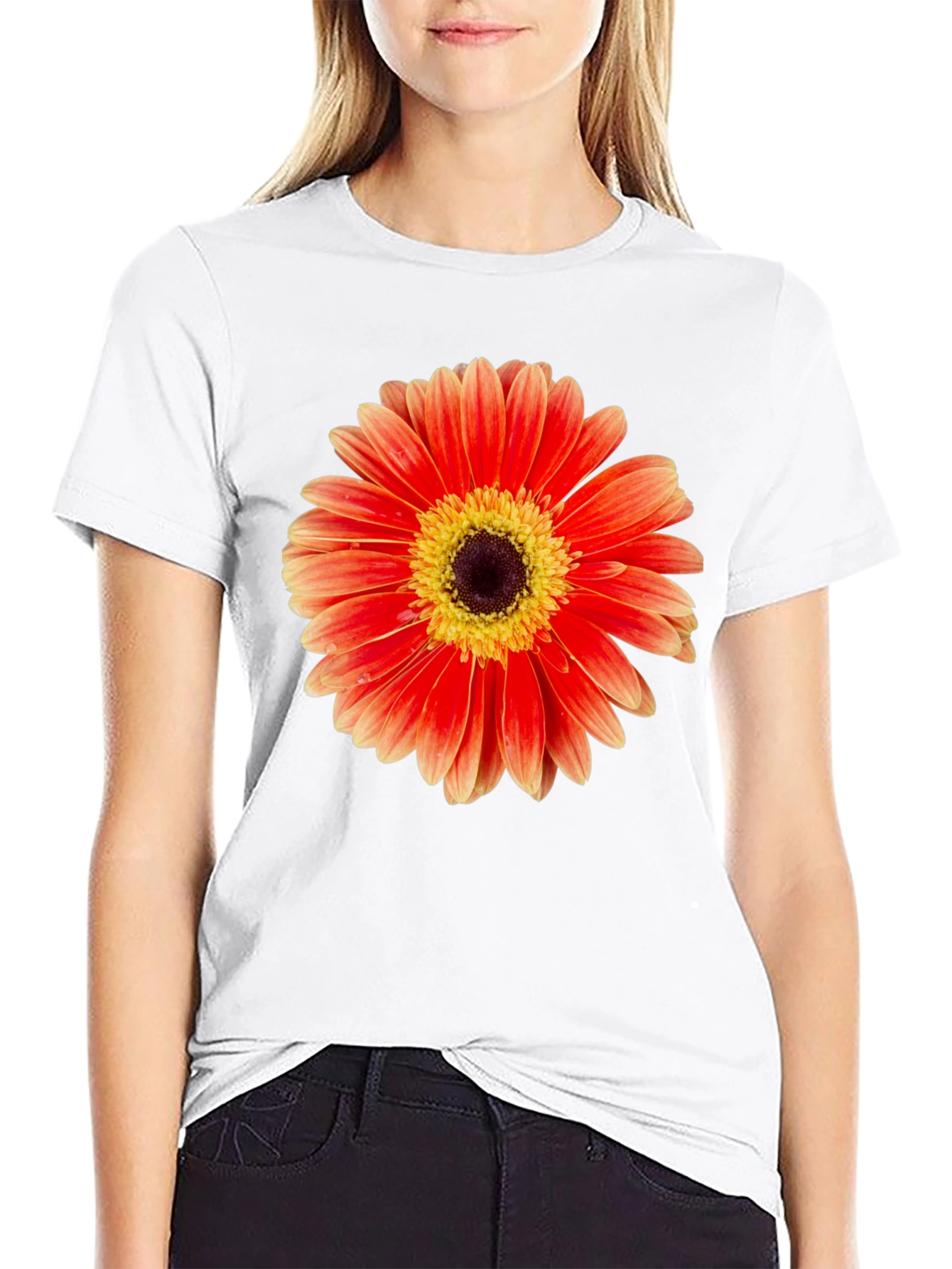 Bold Gerbera Daisy Graphic Tee