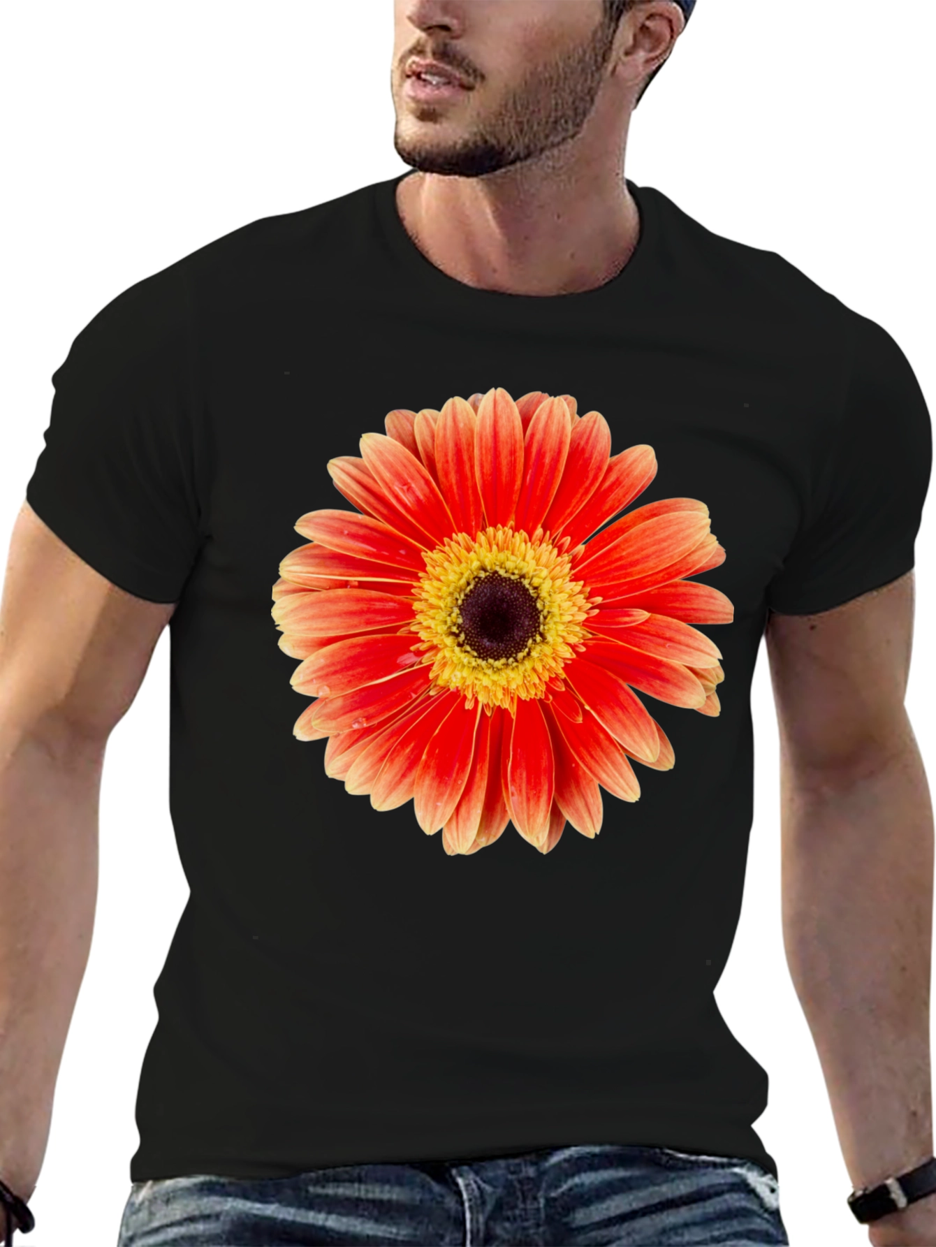 Bold Gerbera Daisy Graphic Tee