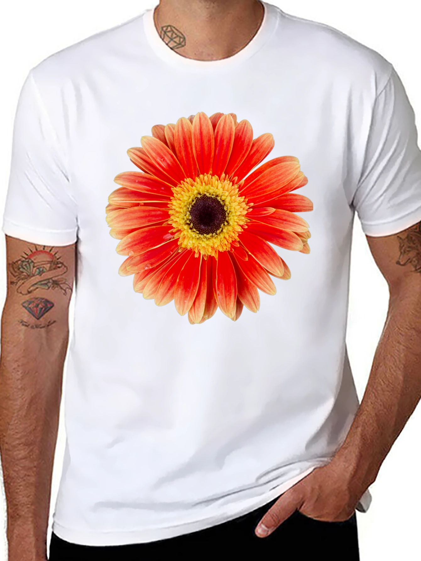 Bold Gerbera Daisy Graphic Tee