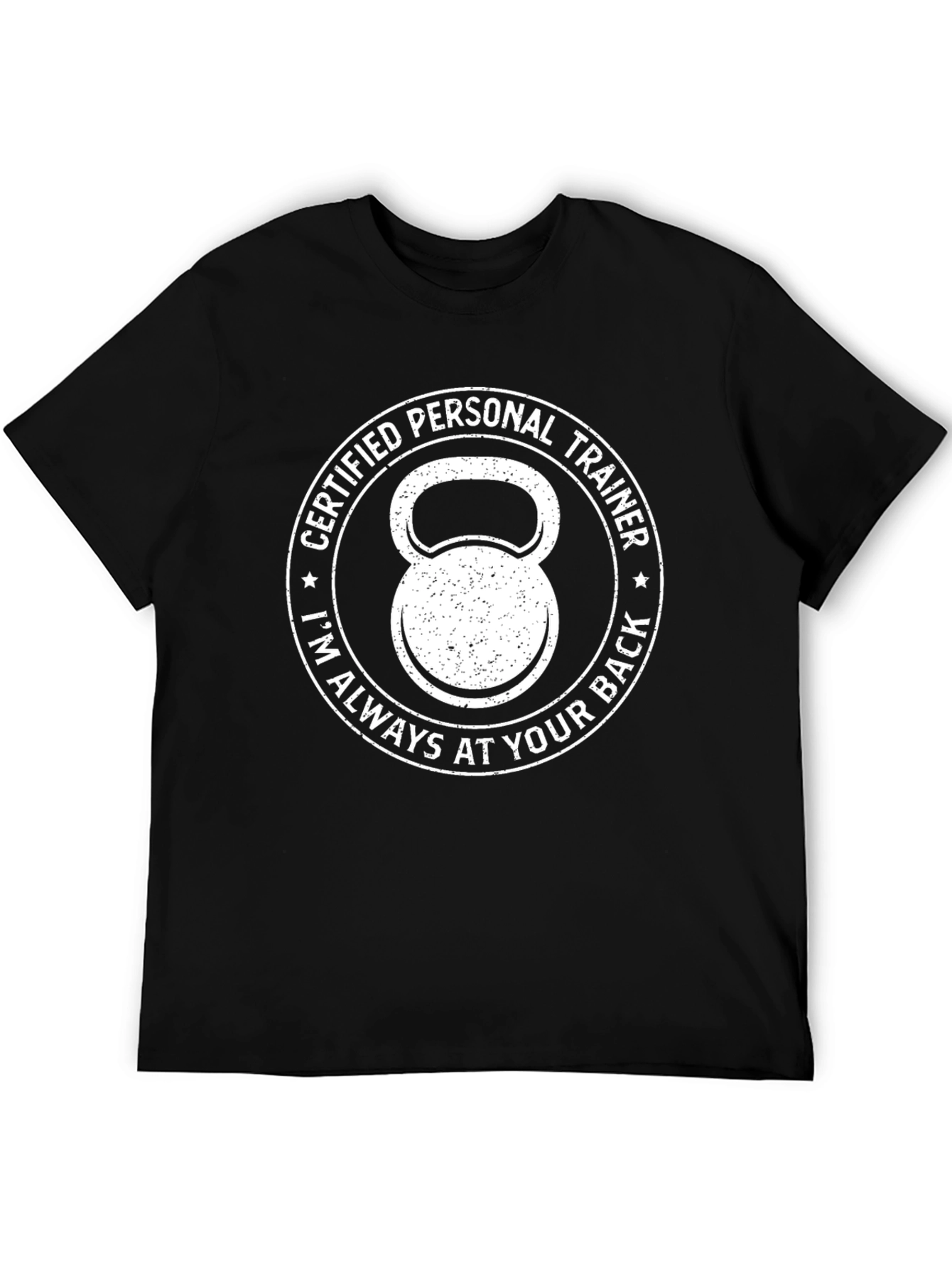 Certified Personal Trainer T-Shirt Kettlebell Design