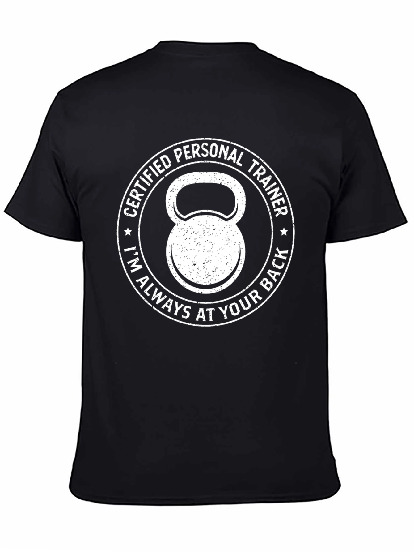 Certified Personal Trainer T-Shirt Kettlebell Design