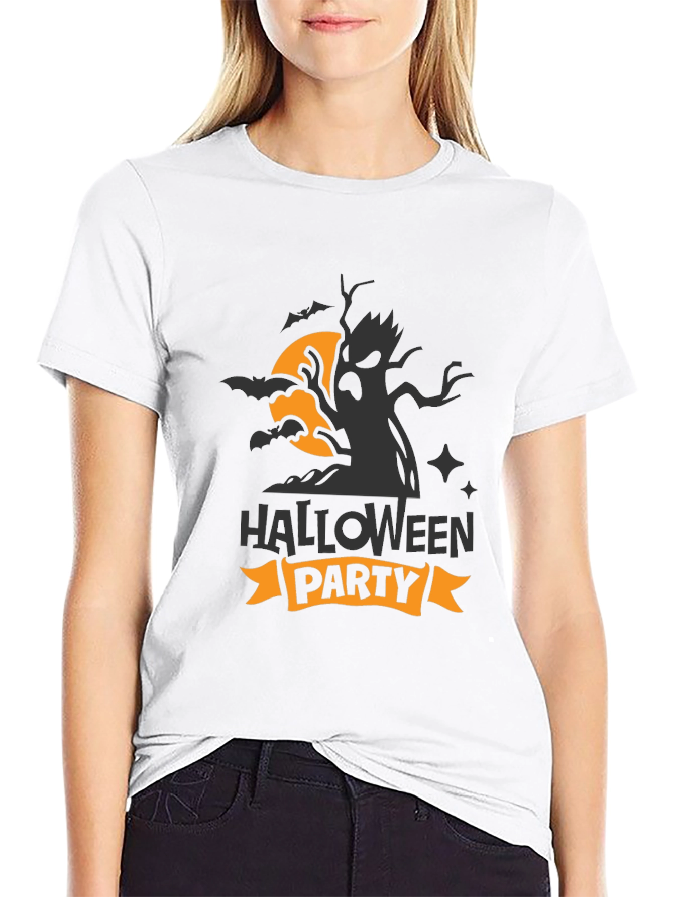 Halloween Party Graphic Tee - Spooky Season Apparel