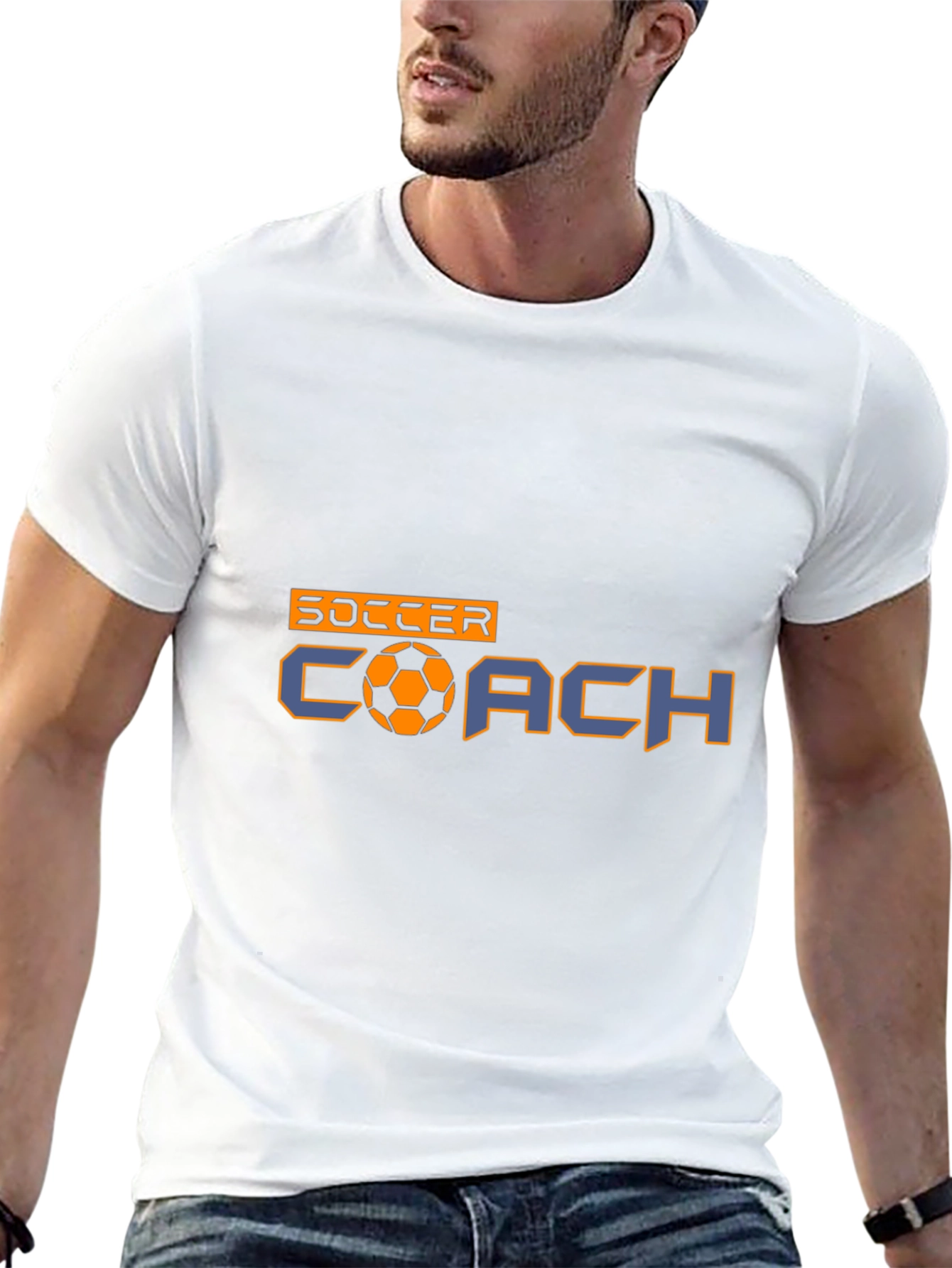 Soccer Coach Black T-Shirt