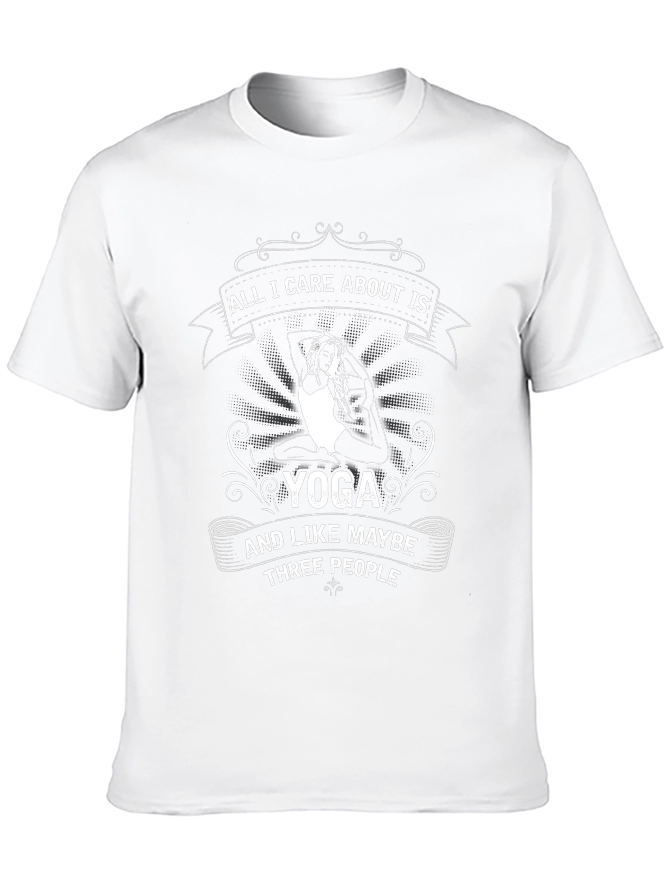 Yoga Lover T-Shirt: All I Care About Is Yoga