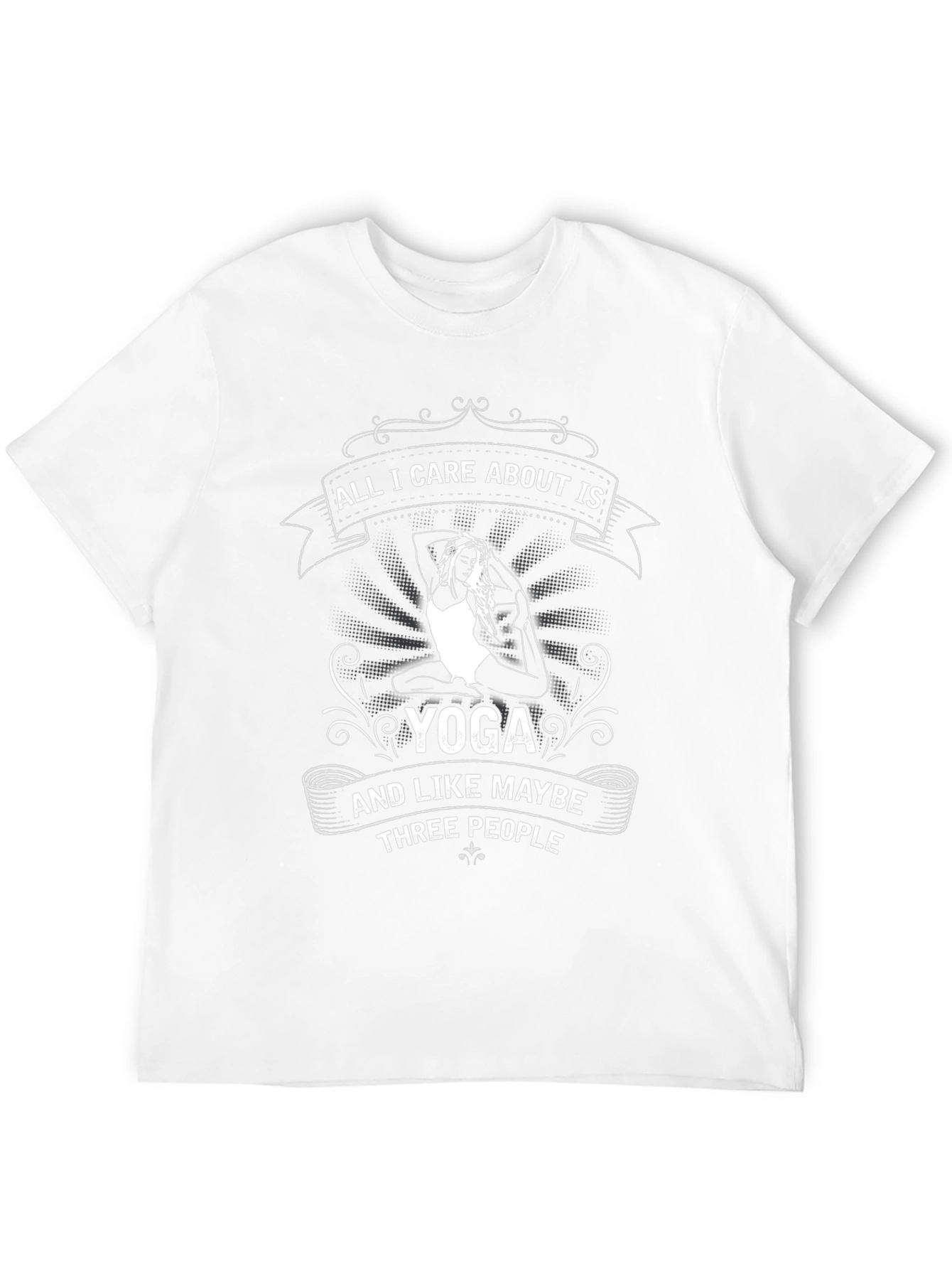 Yoga Lover T-Shirt: All I Care About Is Yoga