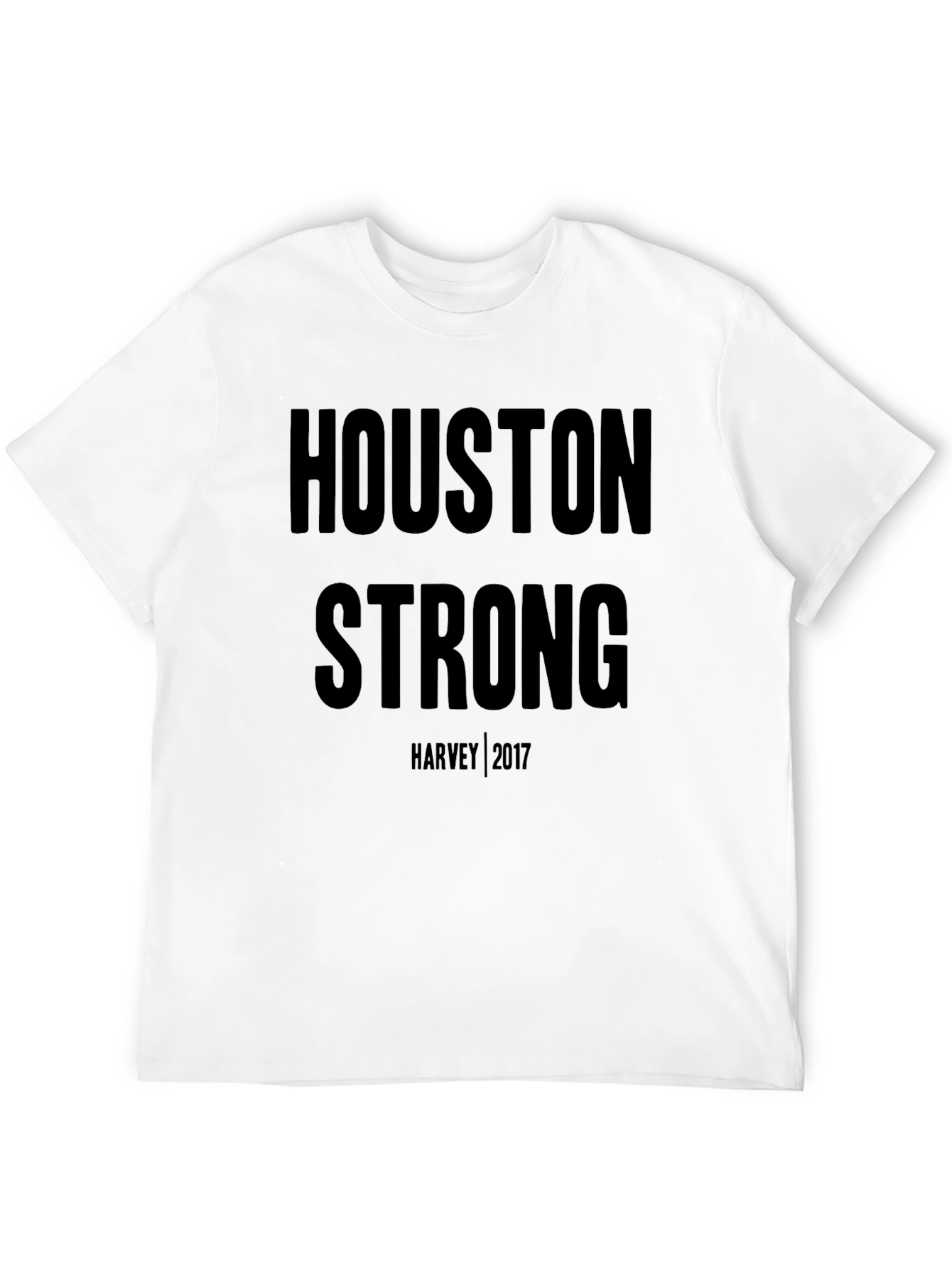 Houston Strong Harvey 2017 Black T-Shirt