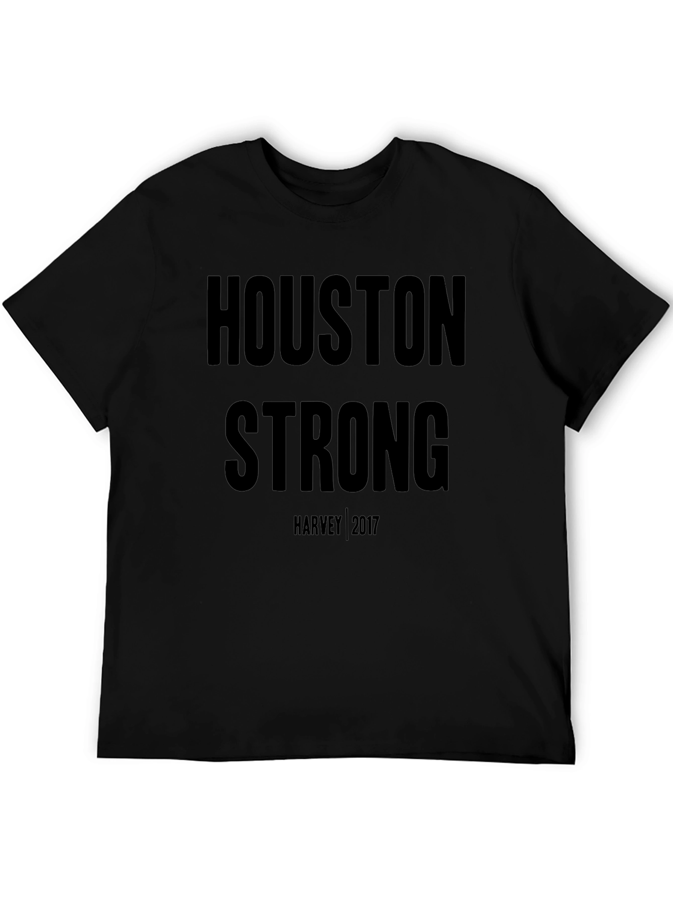 Houston Strong Harvey 2017 Black T-Shirt
