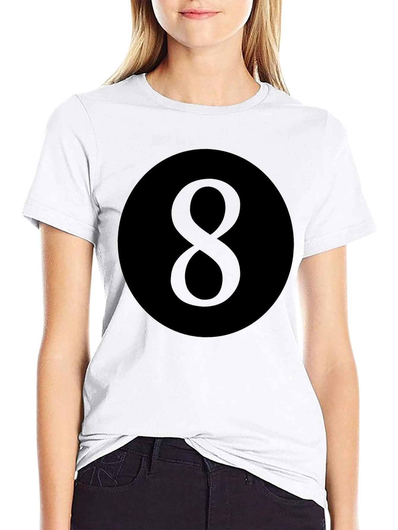 Eight Ball Graphic Tee - Classic Retro Style