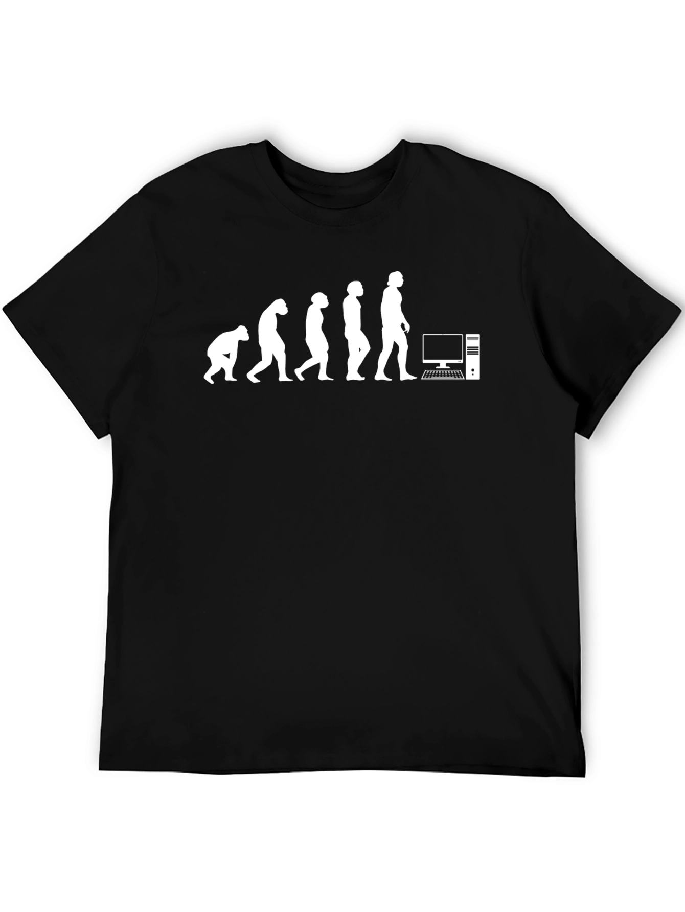 Evolution of Man to Programmer T-Shirt