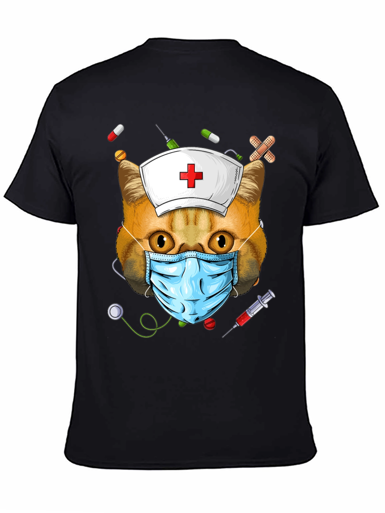 Cat Nurse T-Shirt - Funny Animal Tee