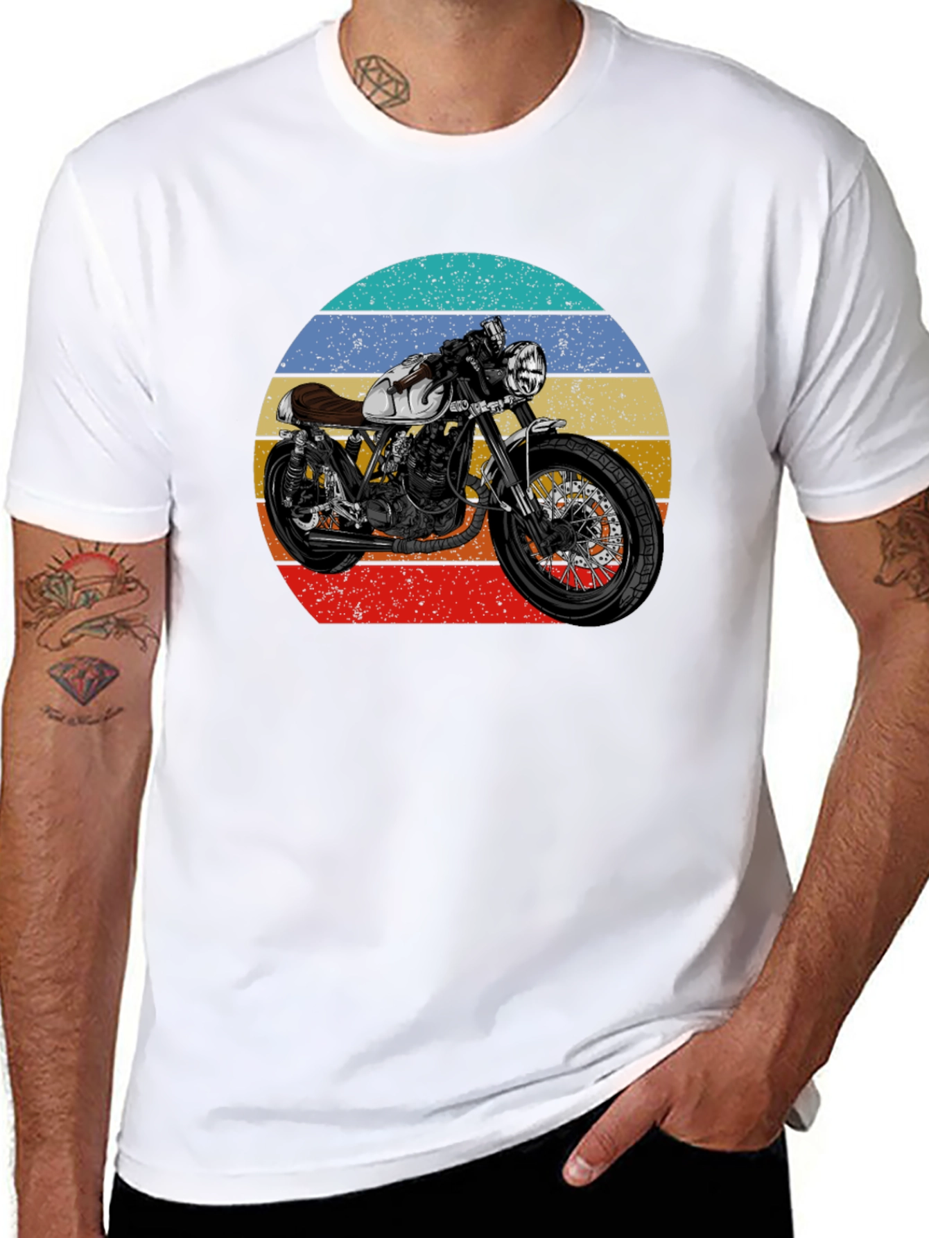 Retro Motorcycle Graphic Tee