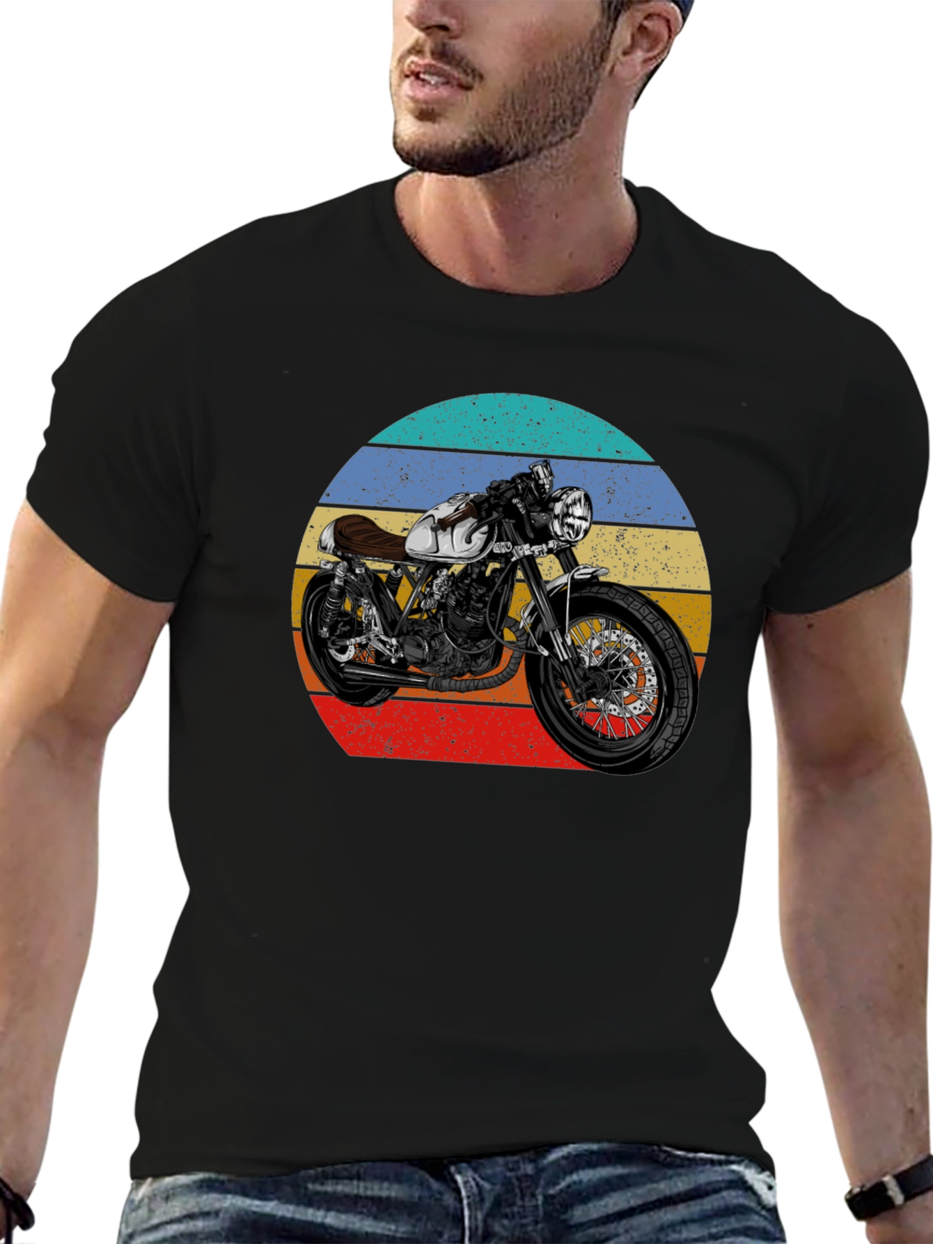 Retro Motorcycle Graphic Tee