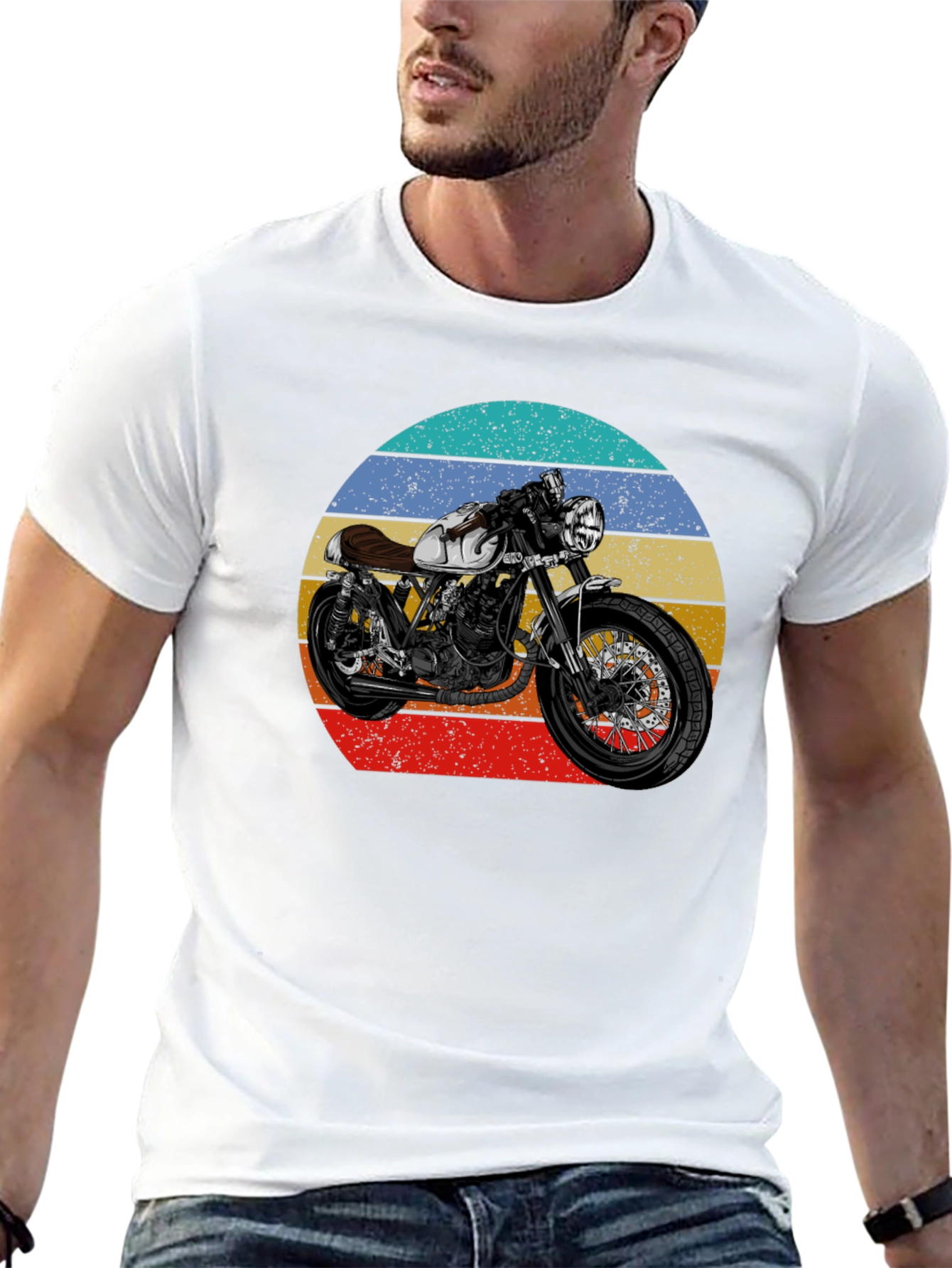 Retro Motorcycle Graphic Tee