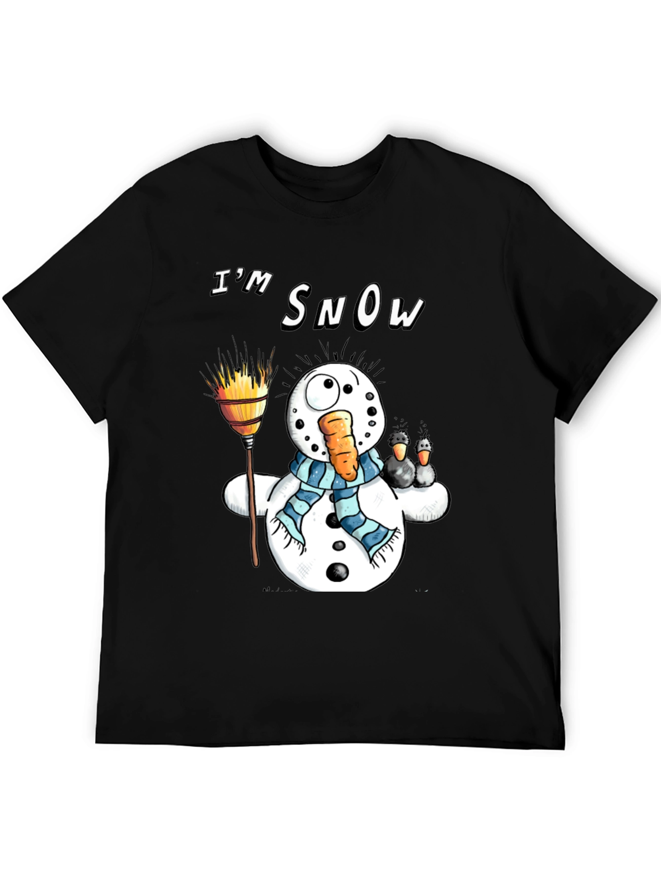 Funny Im Snow Snowman Graphic Tee