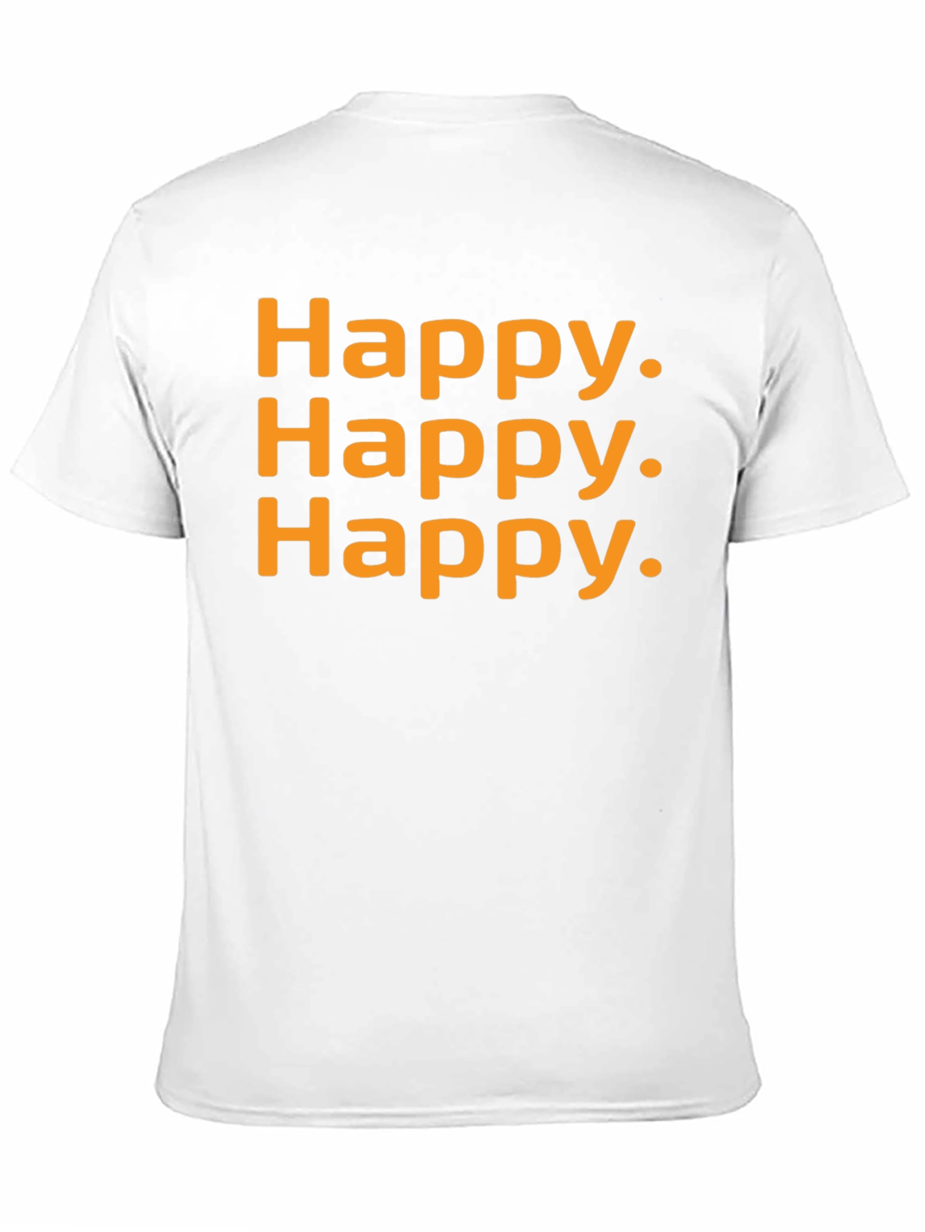 Happy Graphic T-Shirt - Black Casual Tee