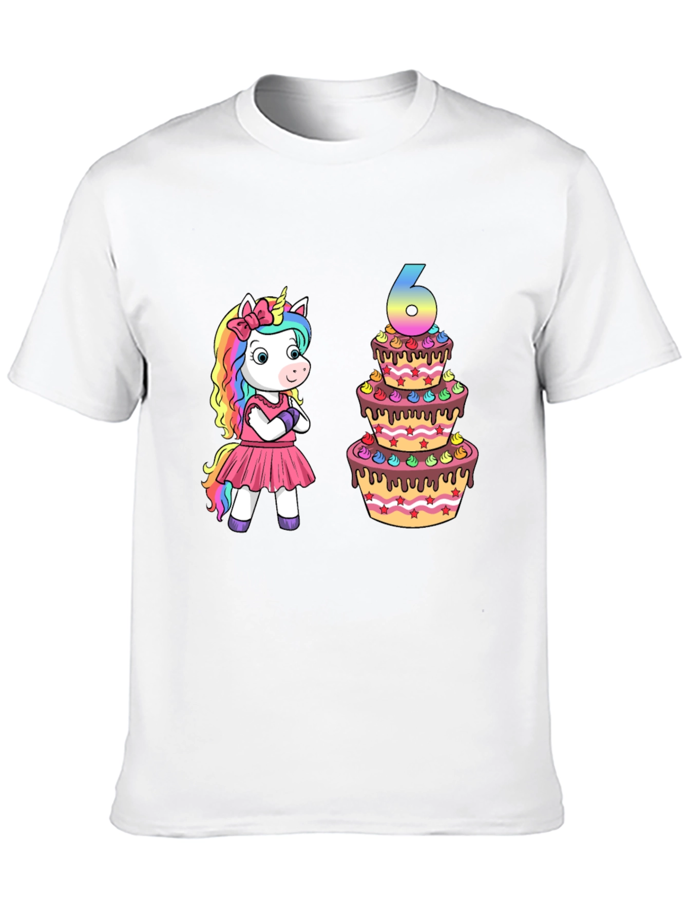 Unicorn 6th Birthday T-Shirt