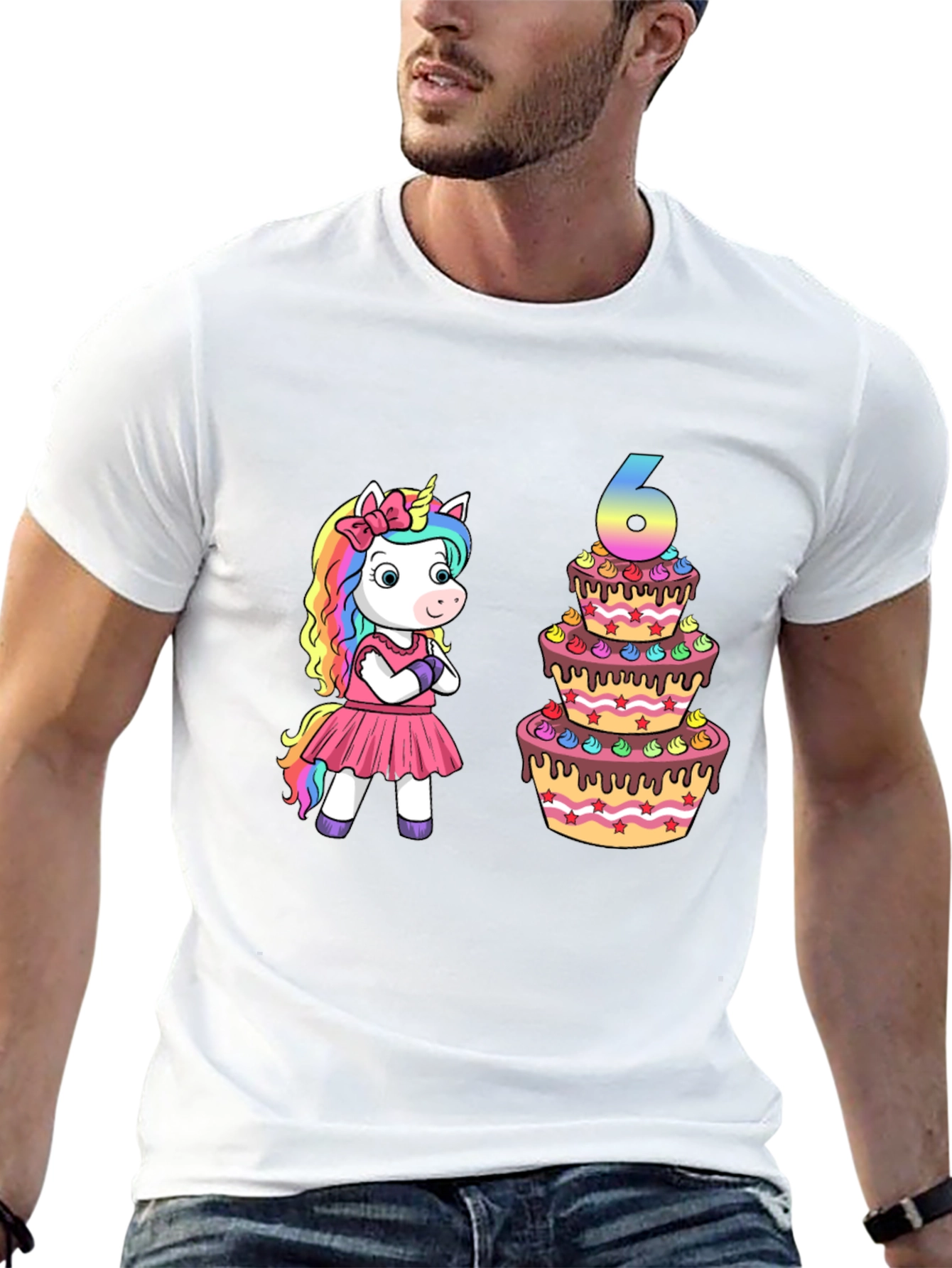 Unicorn 6th Birthday T-Shirt