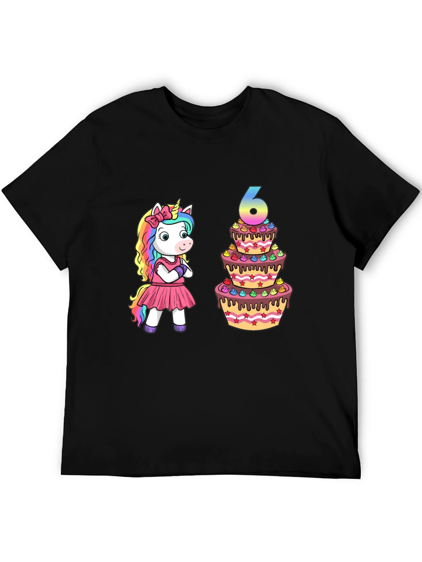 Unicorn 6th Birthday T-Shirt