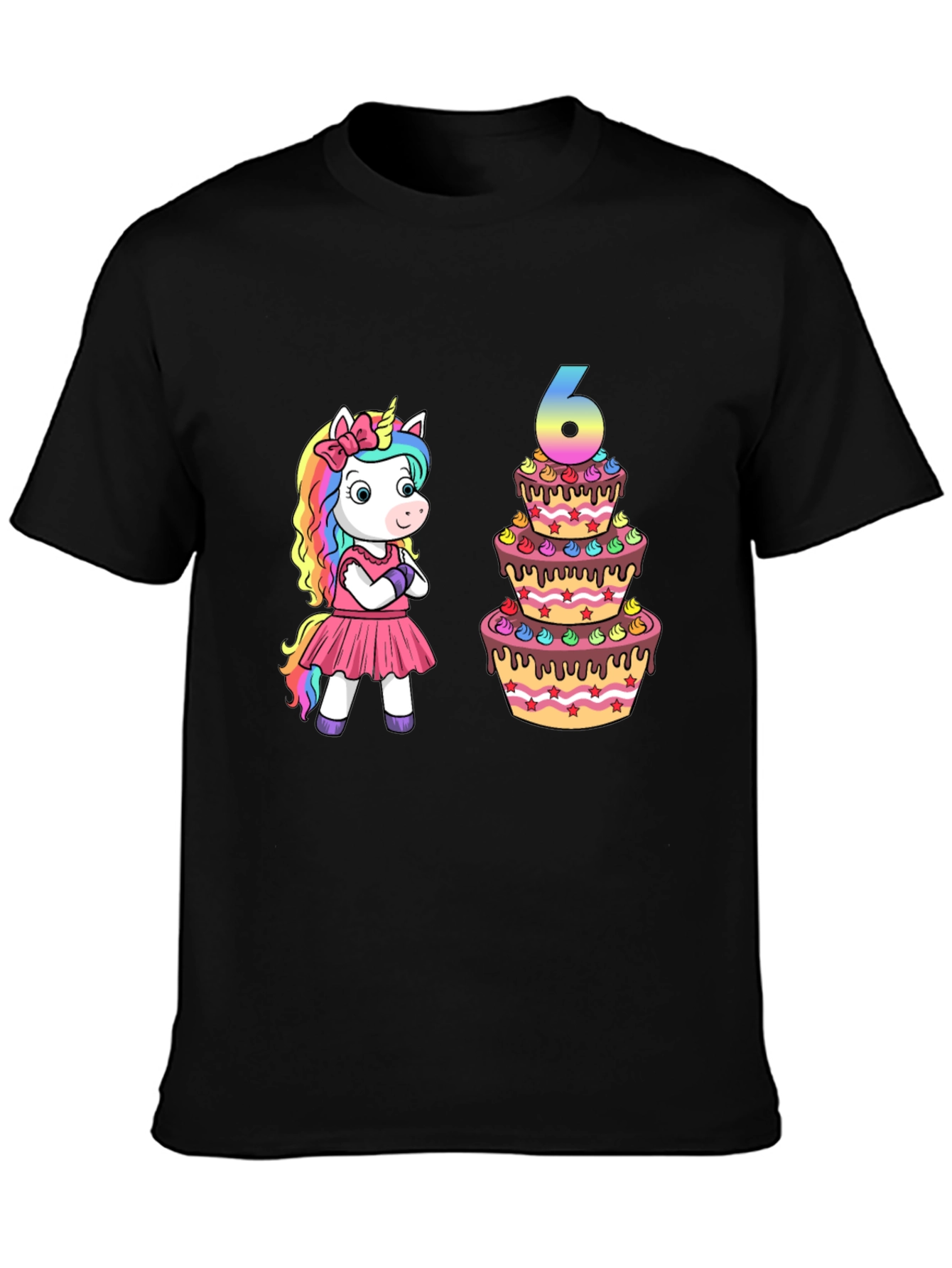 Unicorn 6th Birthday T-Shirt